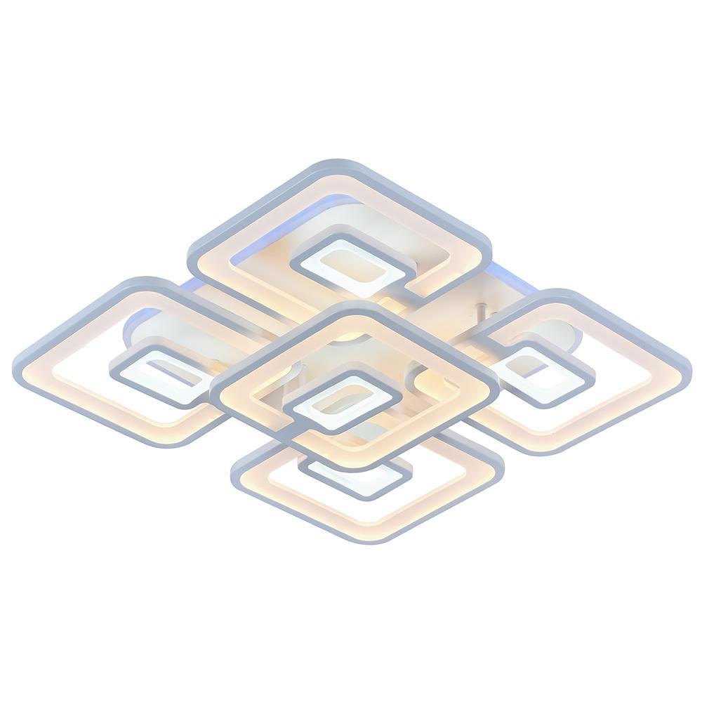 Изображение товара Современная светодиодная люстра 8025/4+1 WHT Profit Light с RGB и диммированием