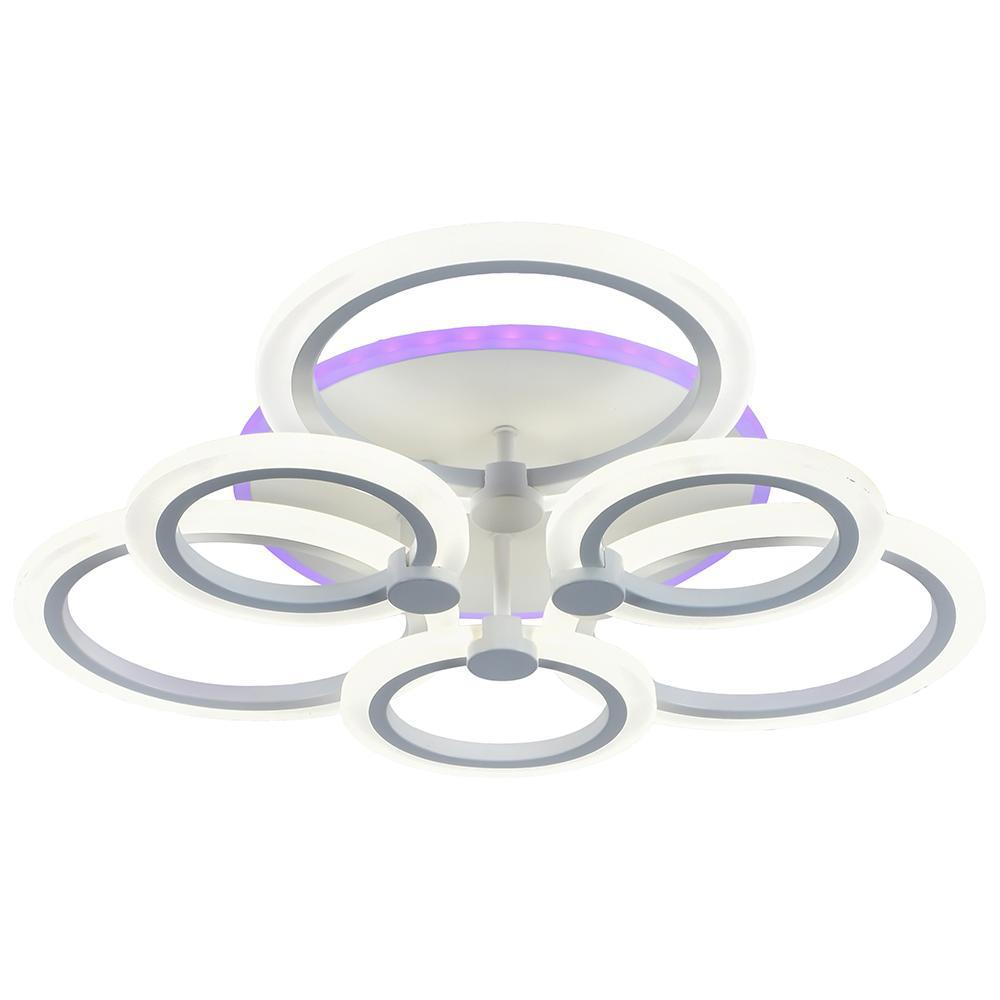 Изображение товара Современная светодиодная люстра Profit Light 8076/3+3 с RGB подсветкой и пультом управления