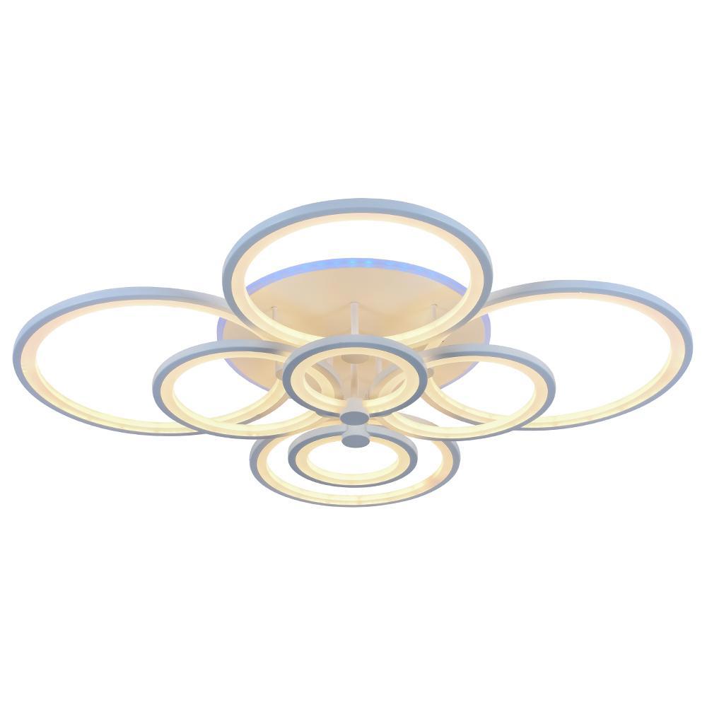 Изображение товара Светодиодная люстра Profit Light 8077/8 WHT RGB с пультом и диммером