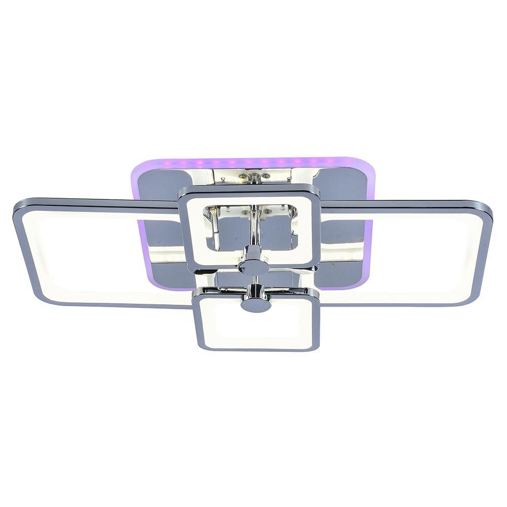 Изображение товара Светодиодная люстра Profit Light 8083/4 CHR с RGB и пультом 108W+10W