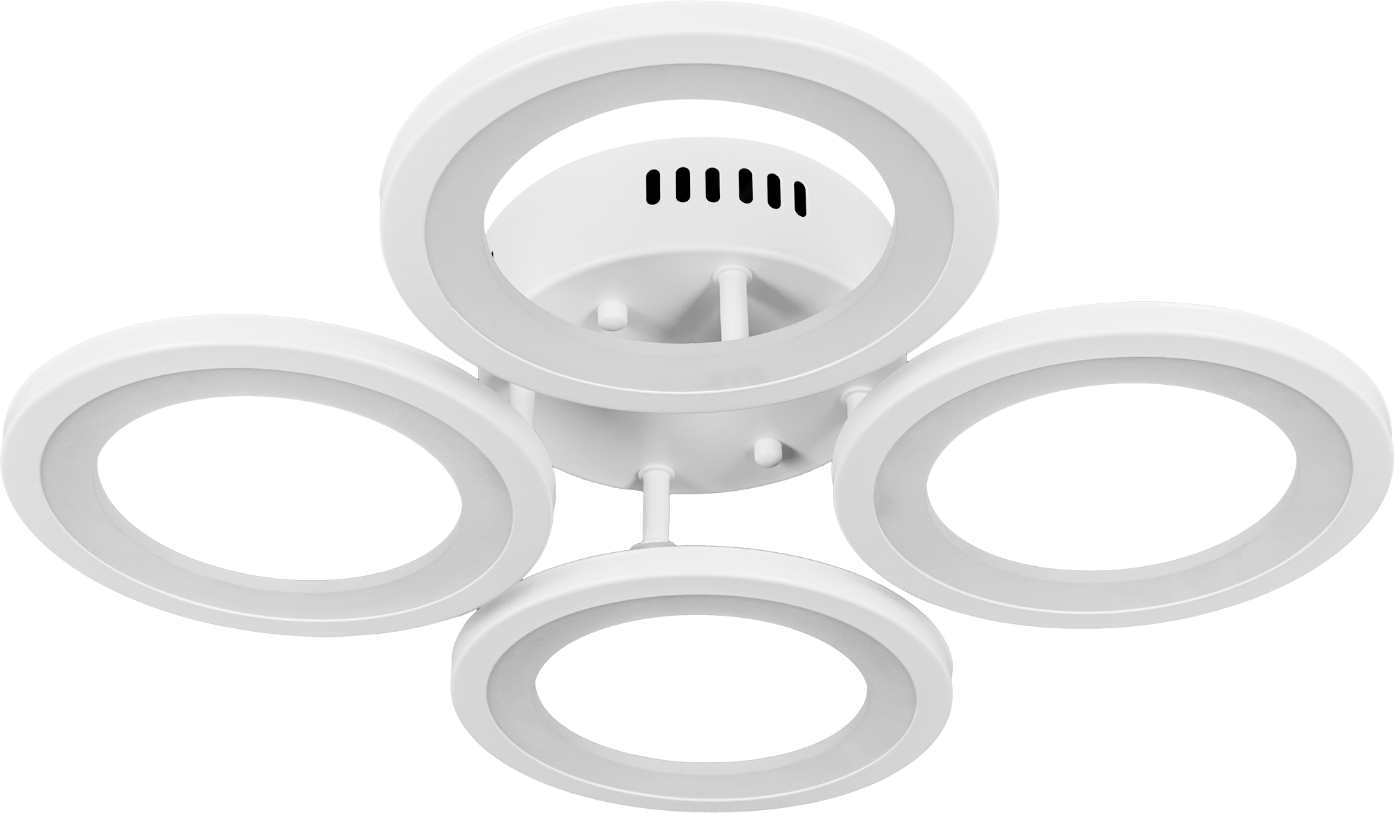 Изображение товара Люстра потолочная светодиодная Escada 10209/4 с пультом управления 24 м² Белый