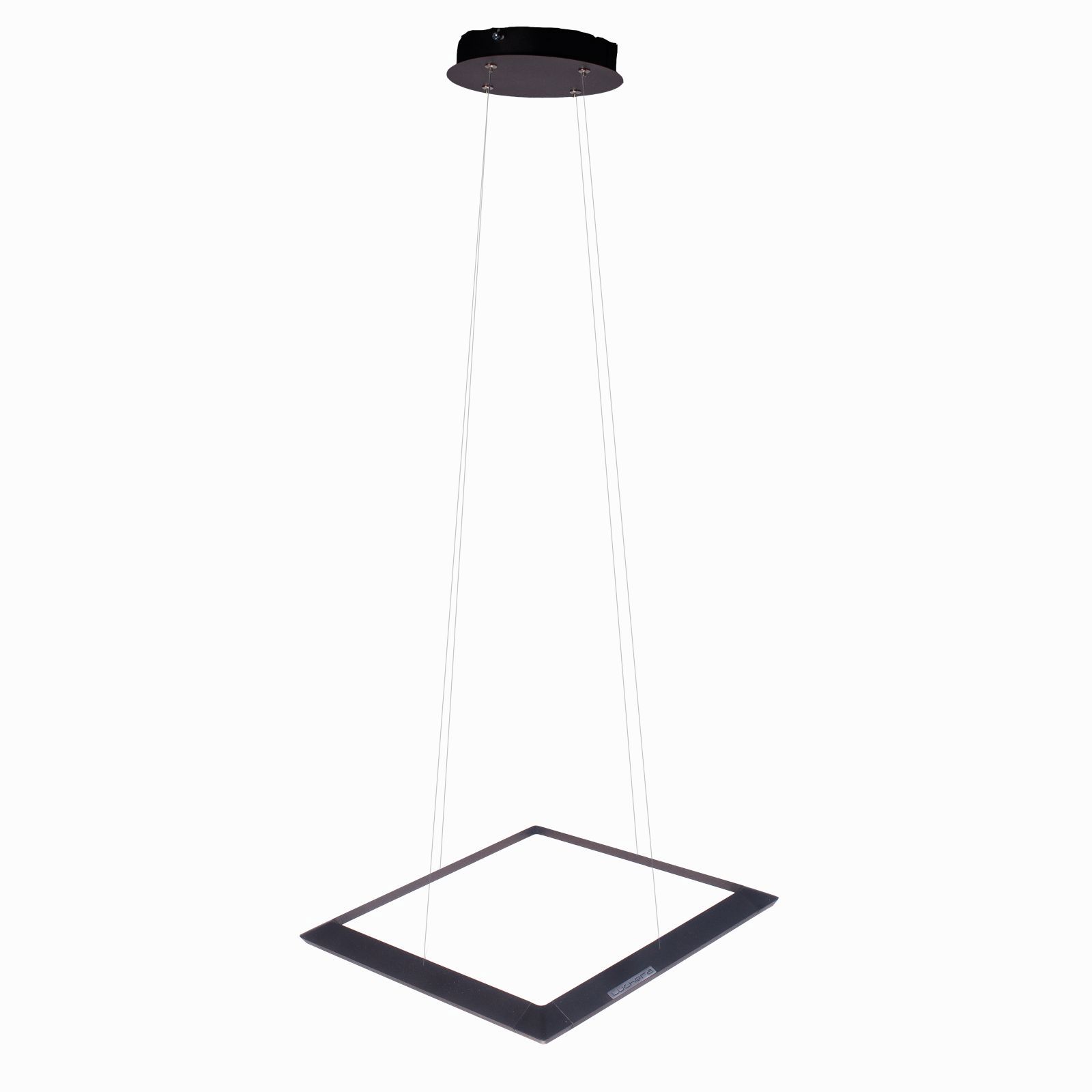 Изображение товара Современная квадратная LED люстра Лючера Luchera 34x34см с регулировкой высоты