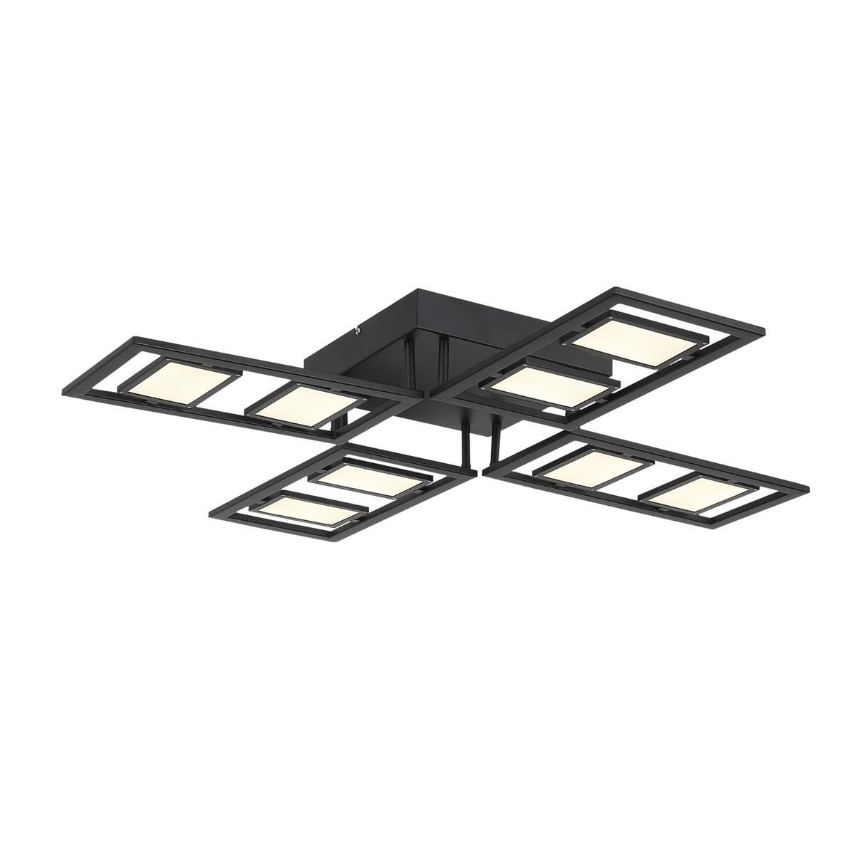 Изображение товара Светильник потолочный светодиодный ST LUCE ELICANO 22 м² черный с белым плафоном