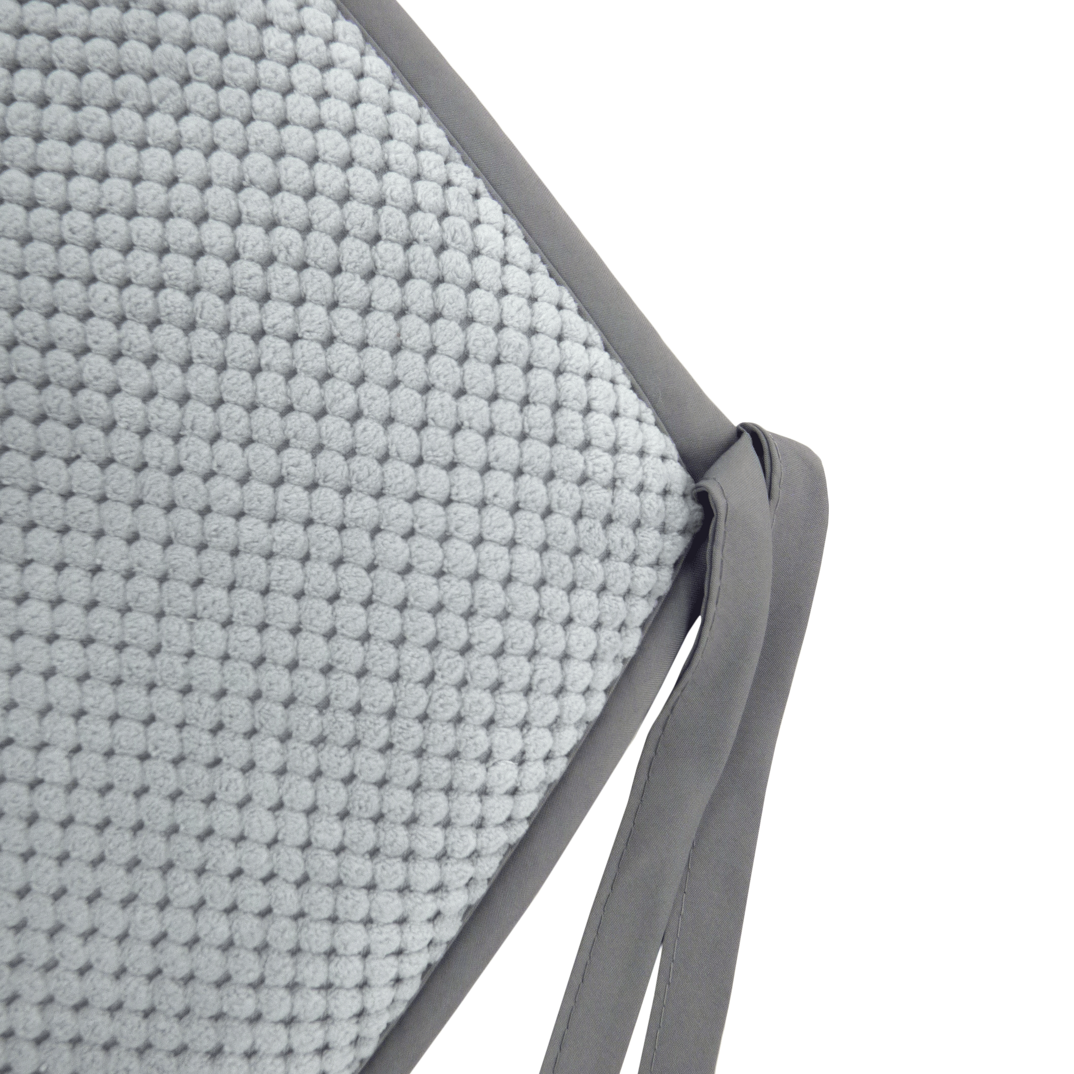 Галета для стула Linen way Цитус 38/27x40x3 см цвет серый - 2