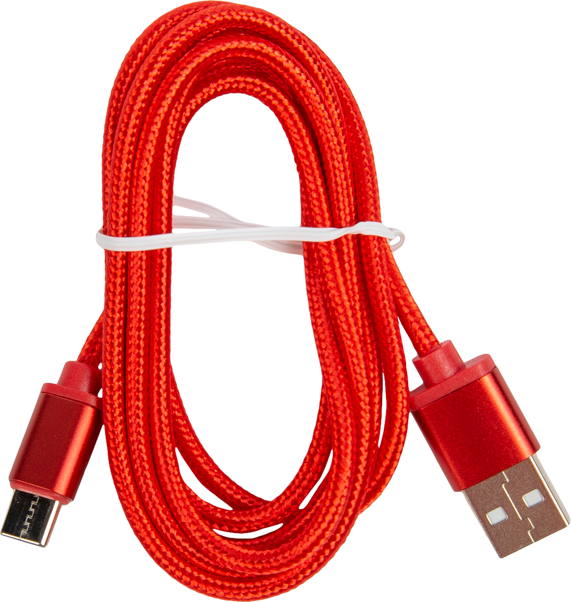 Кабель Oxion USB-Type-C 1.3 м 2 A цвет красный - 1