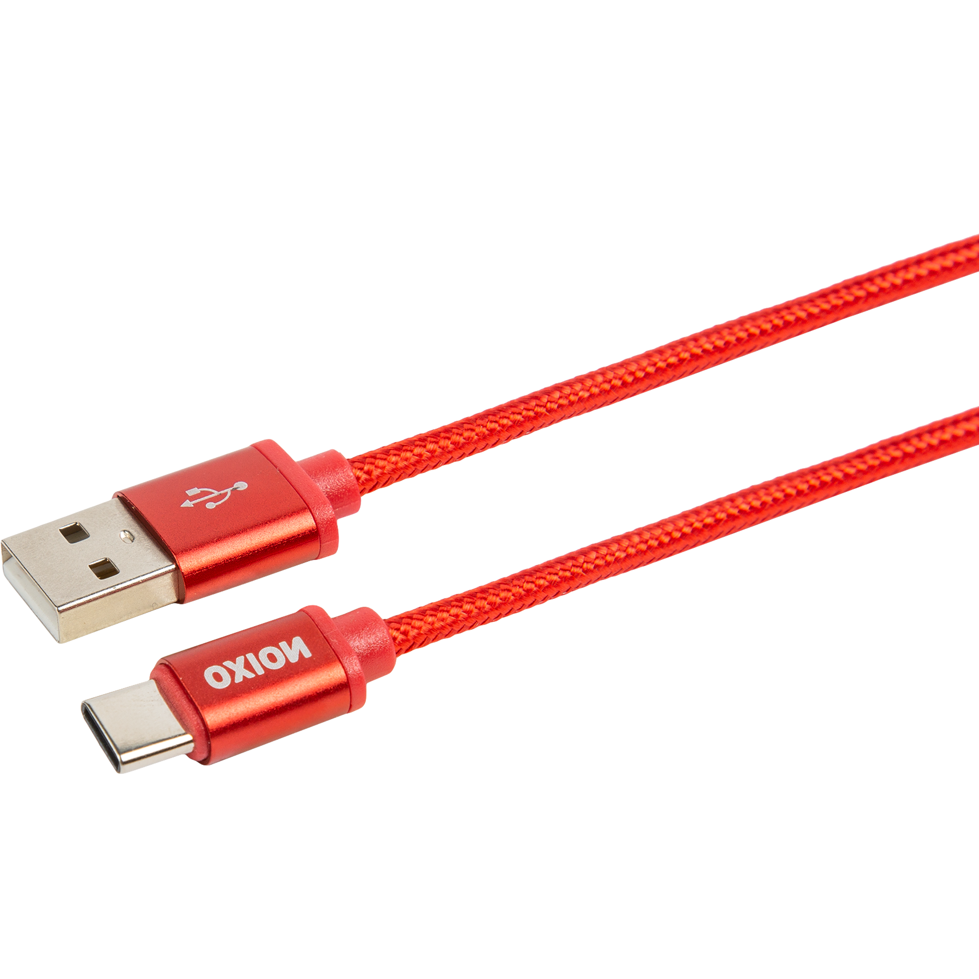 Кабель Oxion USB-Type-C 1.3 м 2 A цвет красный