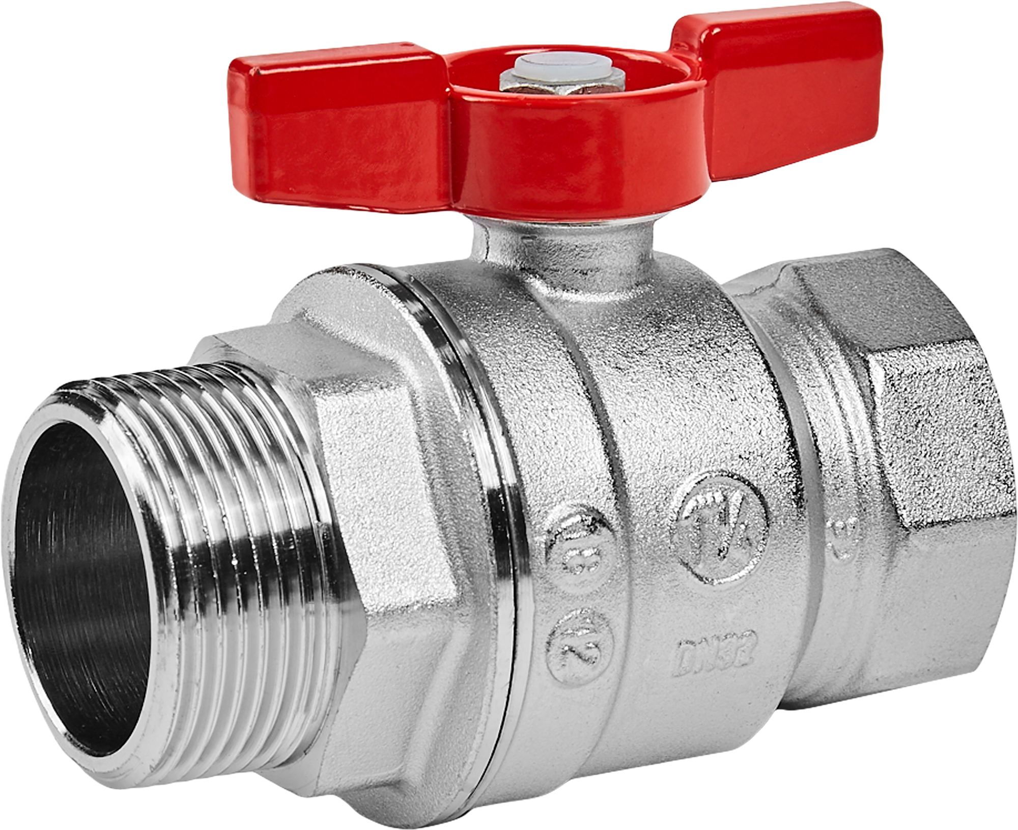 Изображение товара Кран шаровой Giacomini полнопроходной 1 1/4" мм наружная-внутренняя резьба