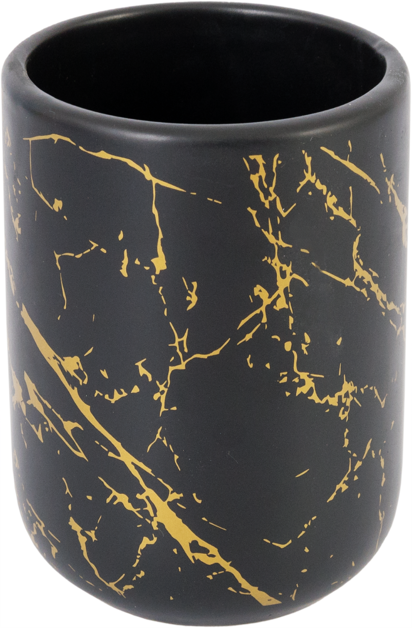 Изображение товара Стакан для зубных щеток Vidage Marmo Nero из керамики черный