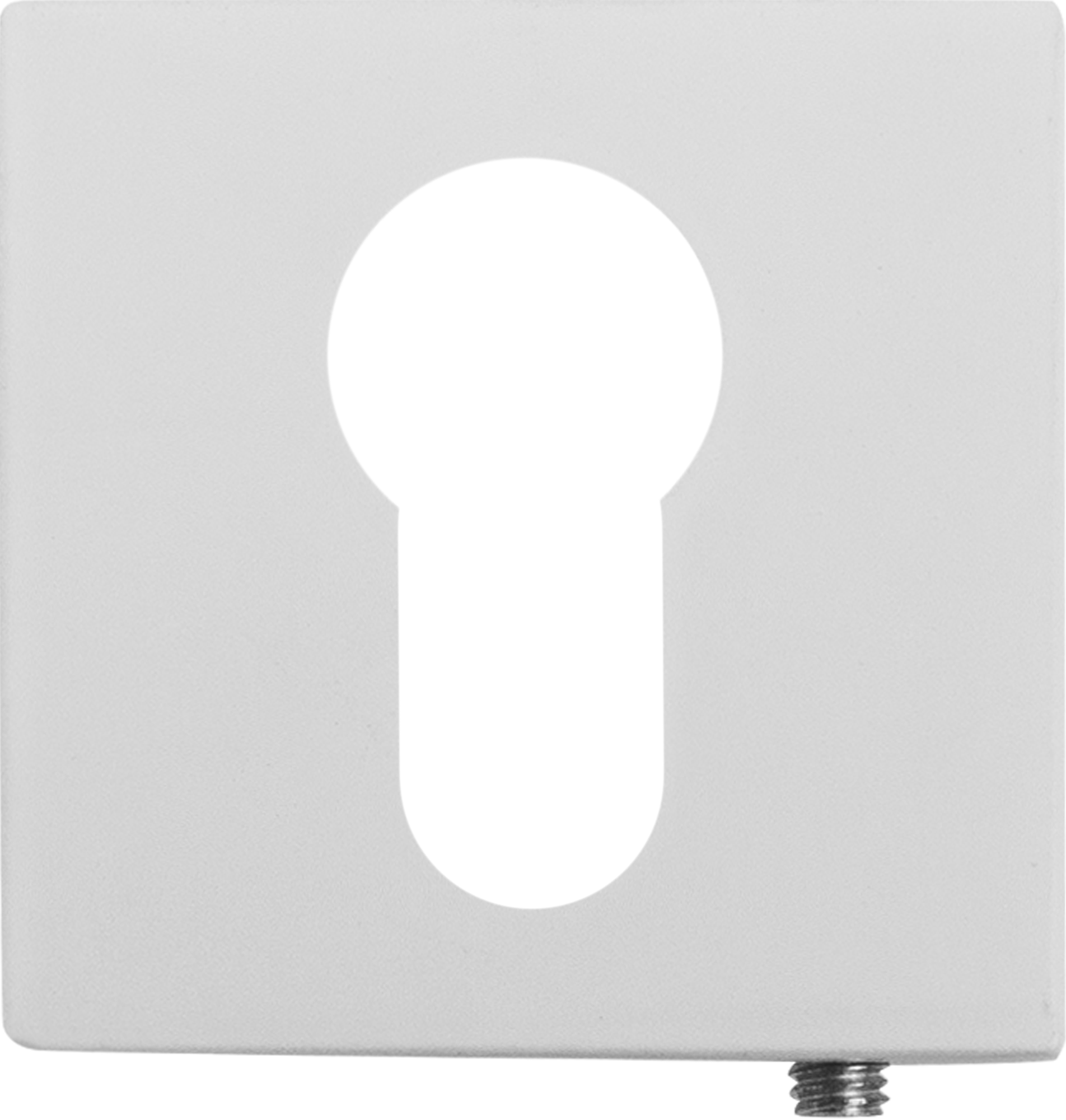 Накладка на замок Puerto AL03 50.2x50.2 мм цвет белый 2 шт.