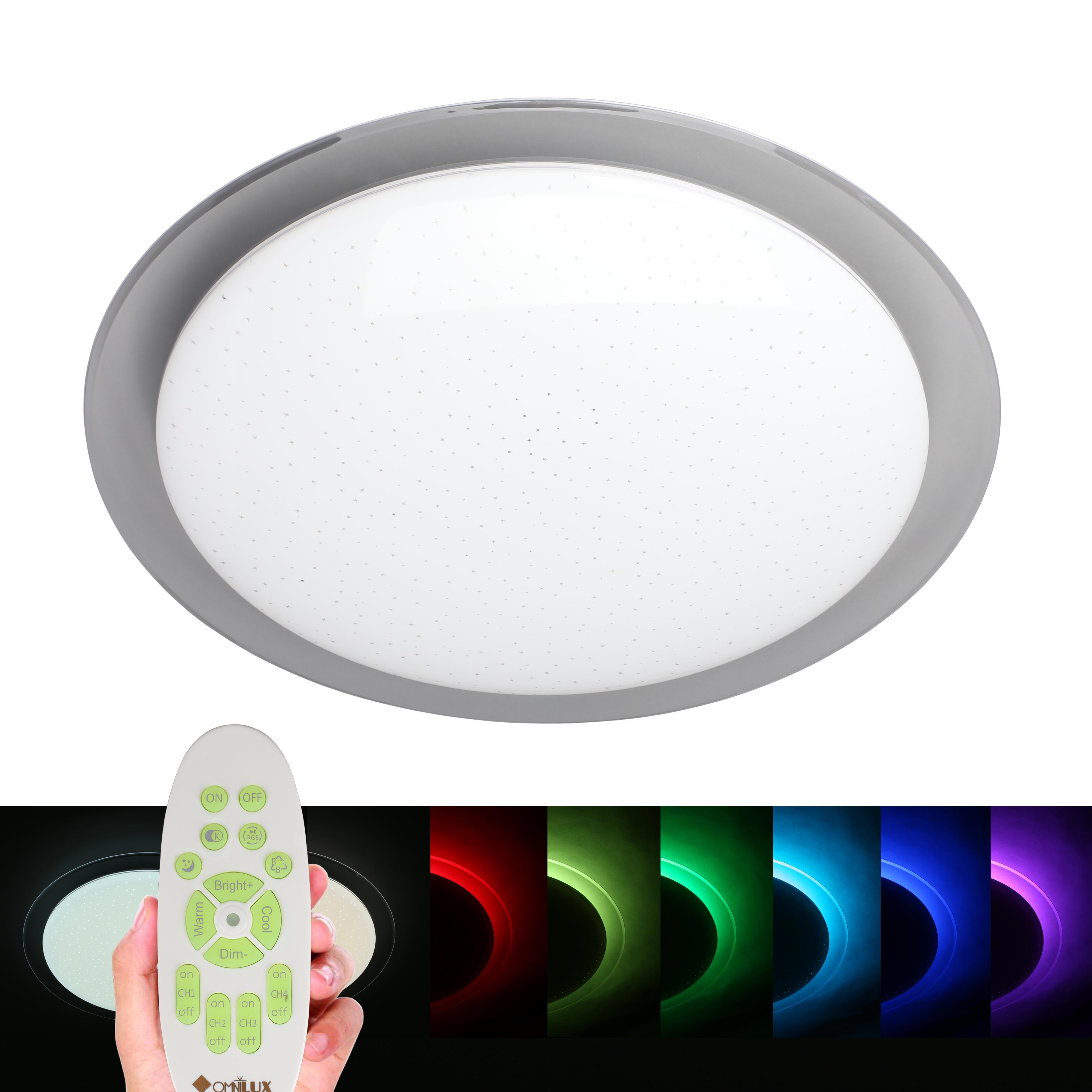 Изображение товара Люстра потолочная светодиодная Omnilux Orion OML-43107-60 белая