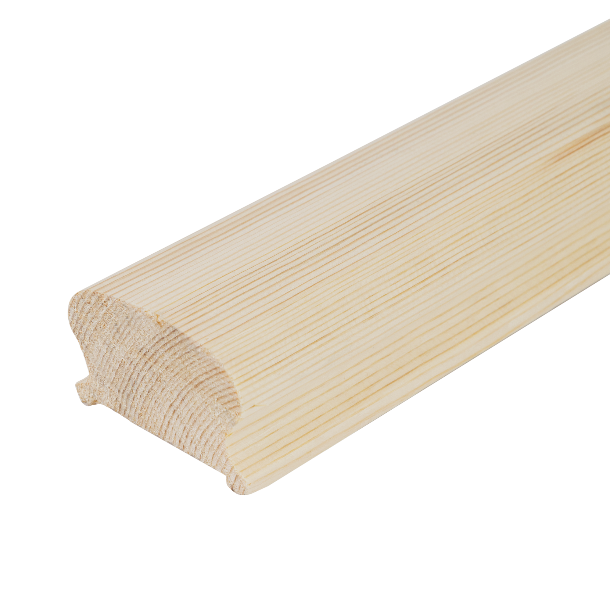 Поручень фигурный сращенный хвоя сорт Экстра 45x65x3000 мм