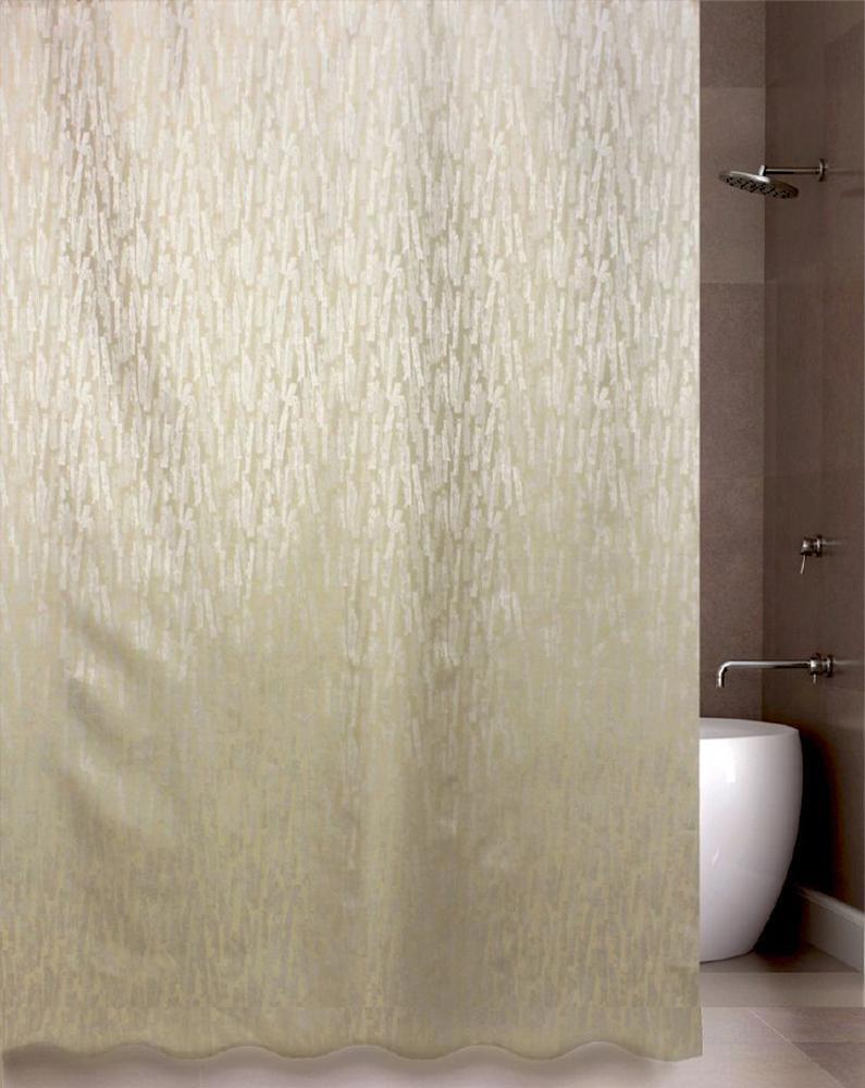 Изображение товара Штора для ванной Bath Plus жаккард Paint MARK 200x180, бежевый