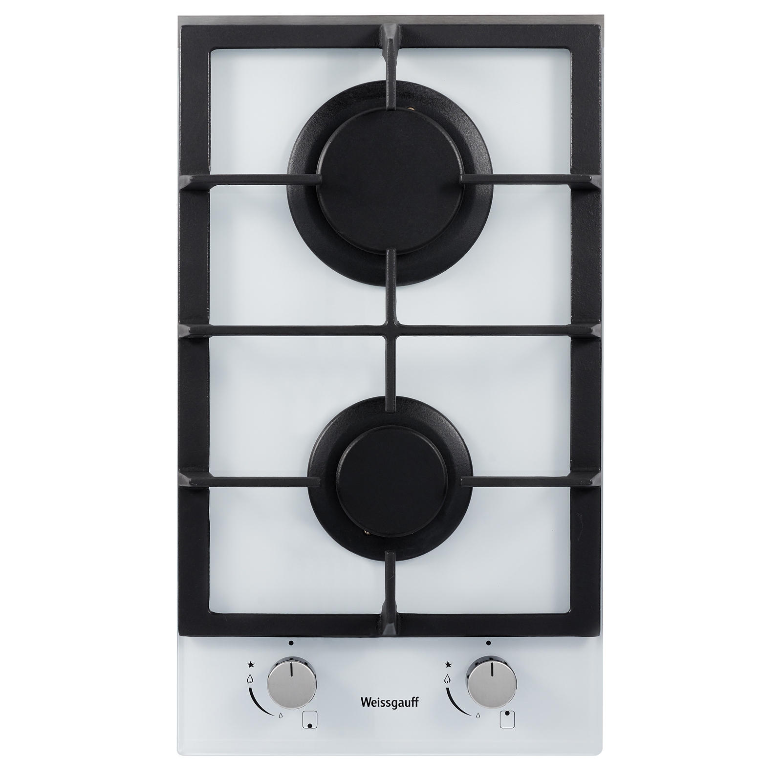 Изображение товара Газовая варочная панель Weissgauff HGG 320 WGh 2 конфорки белая