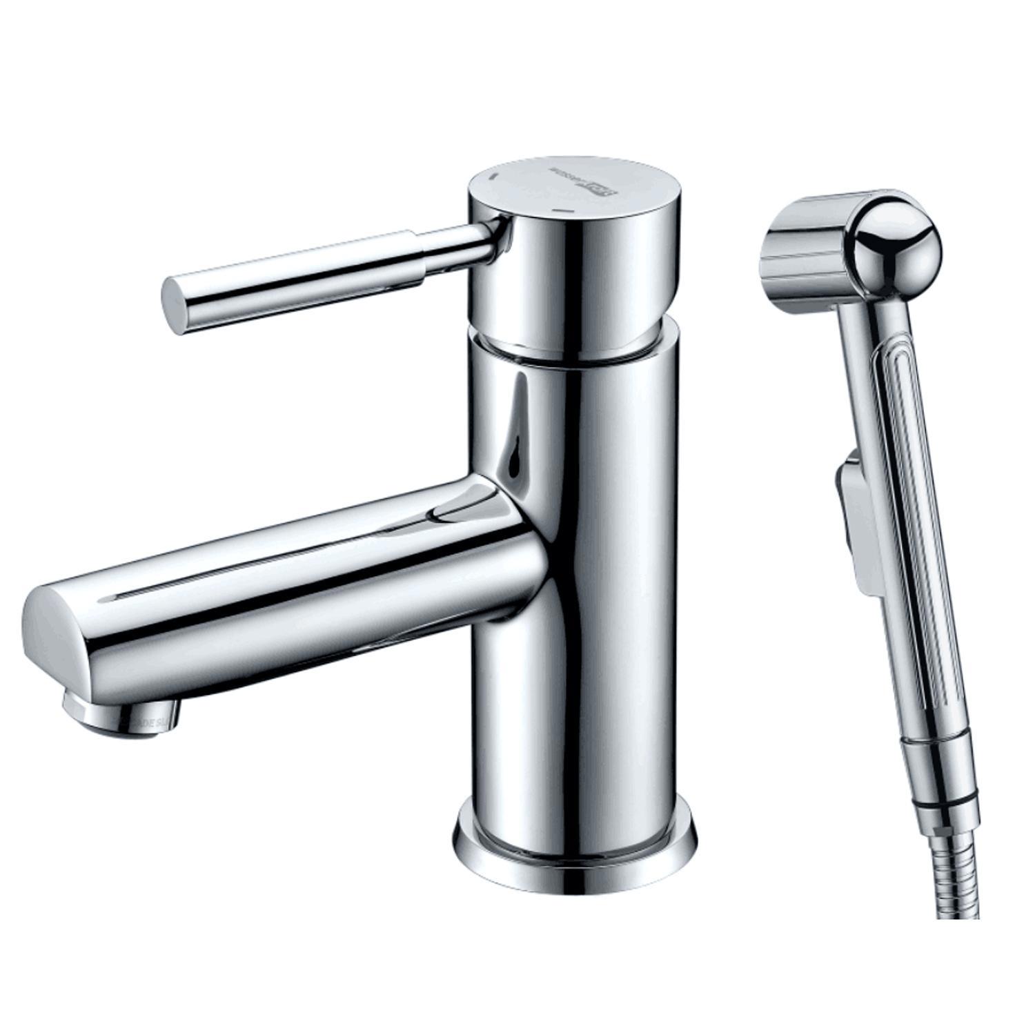 Изображение товара Смеситель для умывальника с гигиенической лейкой WasserKRAFT Main 4108