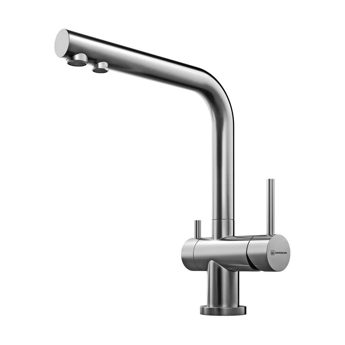 Изображение товара Смеситель для кухни Omoikiri Nagano цвет серебряный