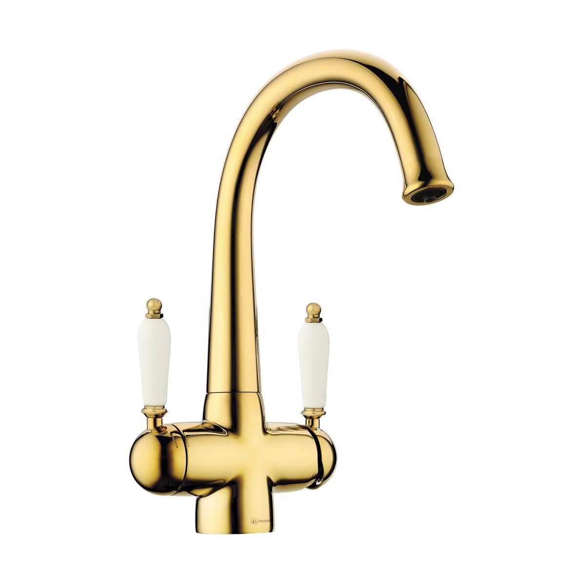 Изображение товара Смеситель OMOIKIRI Okinawa-2 Золото — Однорычажный, PURE LIFE