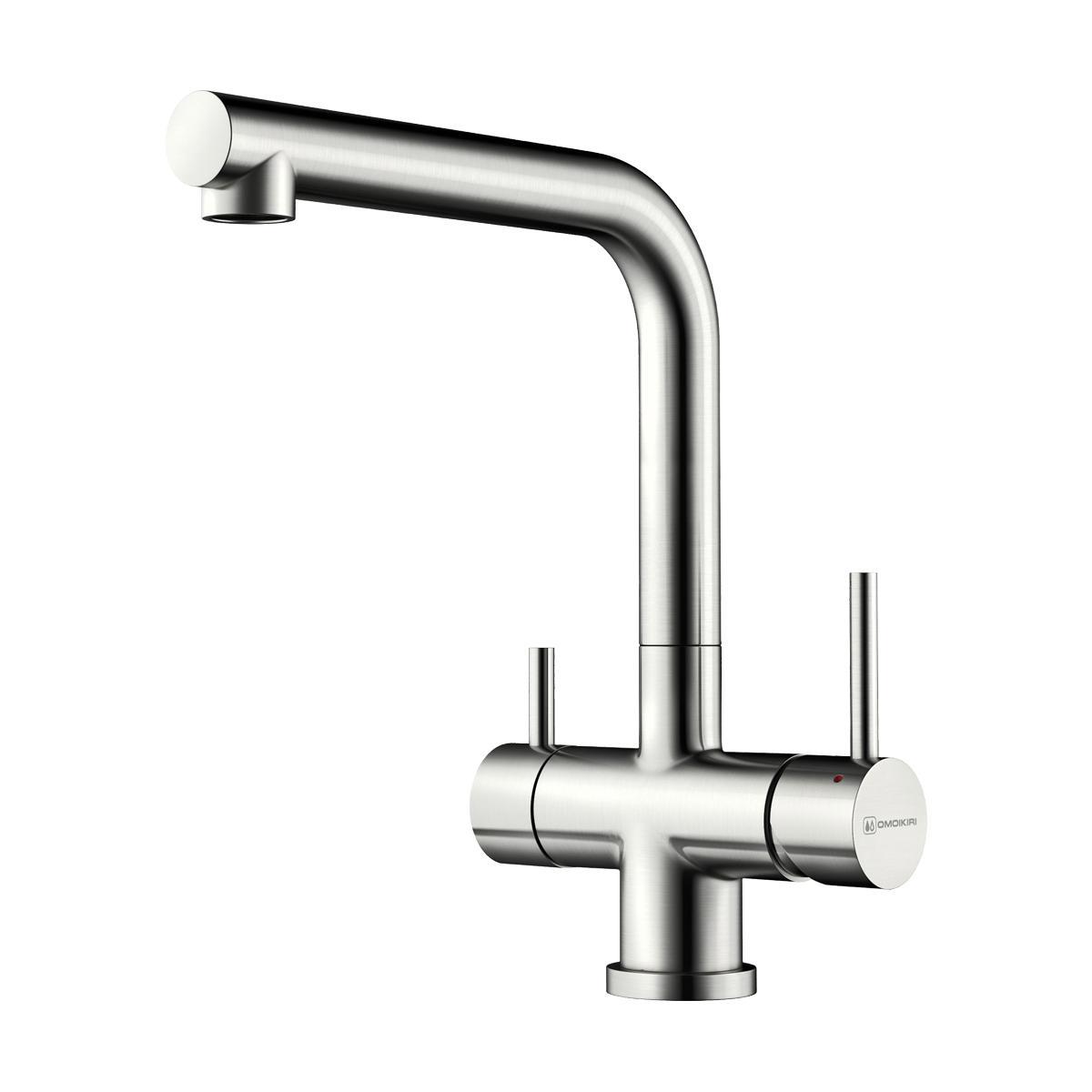 Изображение товара Смеситель для кухни Omoikiri Takamatsu, цвет серебряный