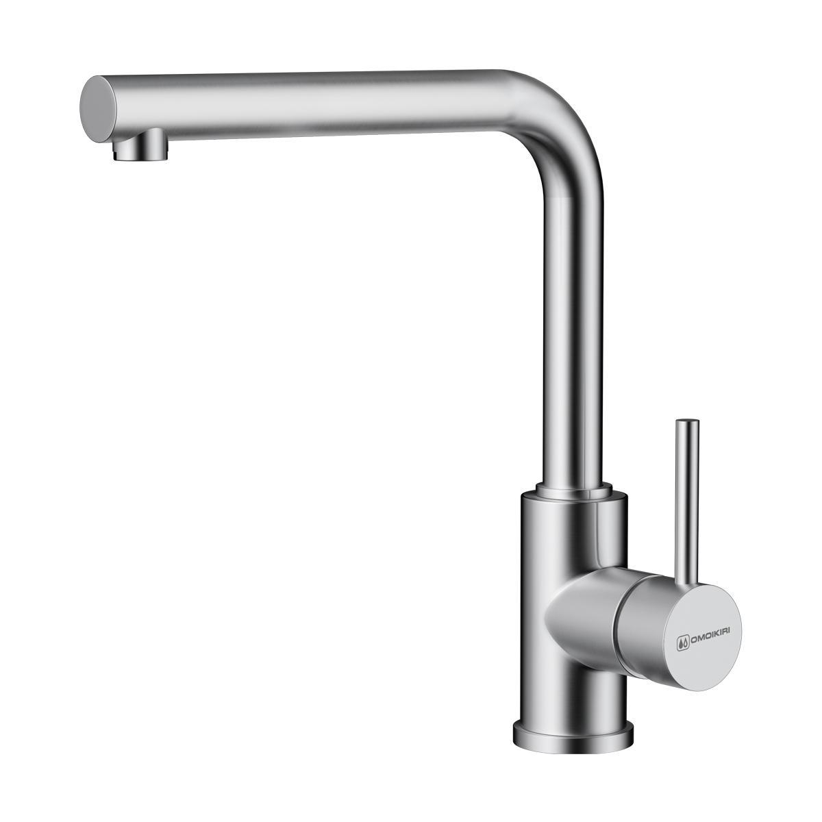Изображение товара Смеситель для кухни Omoikiri Nakagawa цвет серебряный