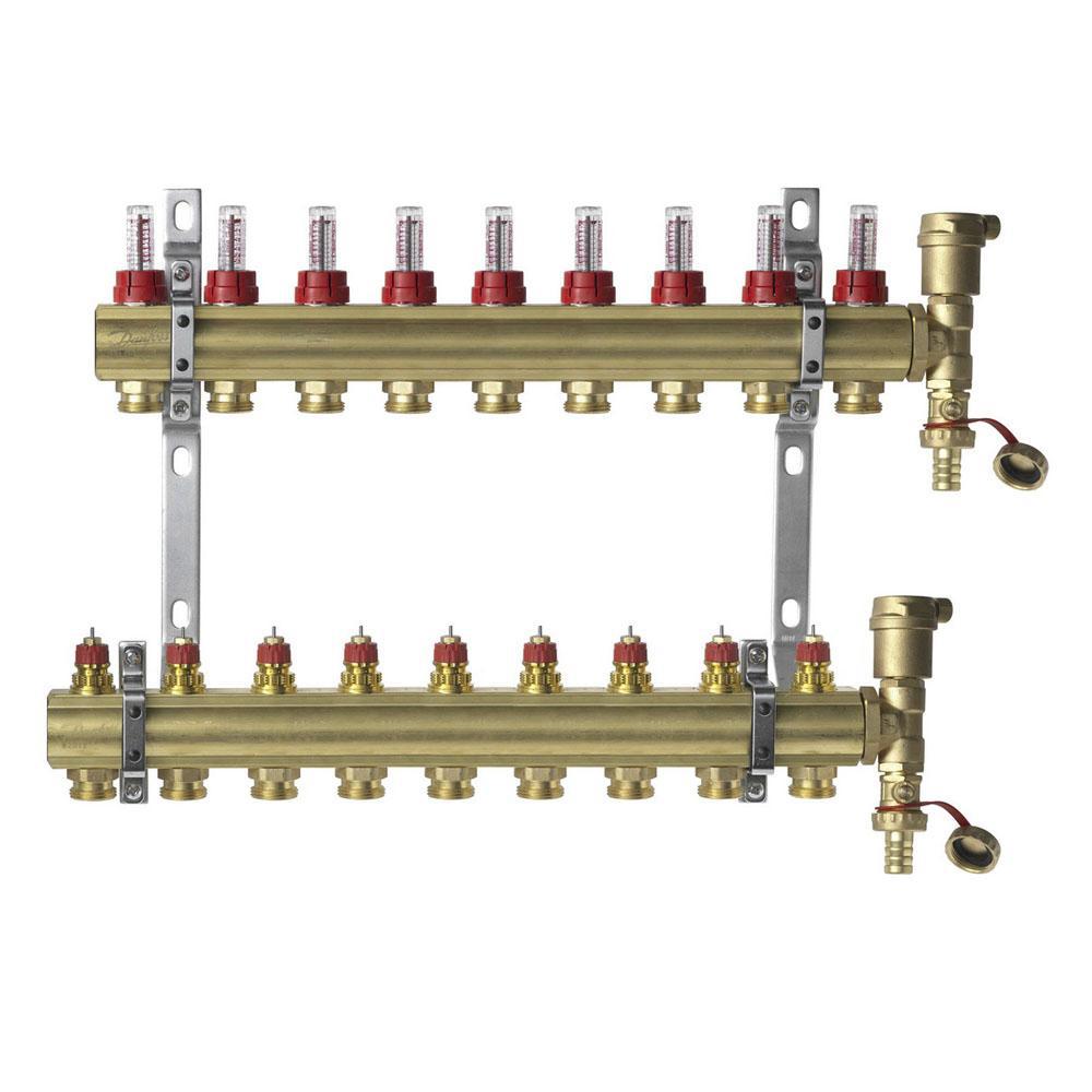 Изображение товара Комплект коллекторов Danfoss FHF-9F set 088U0729