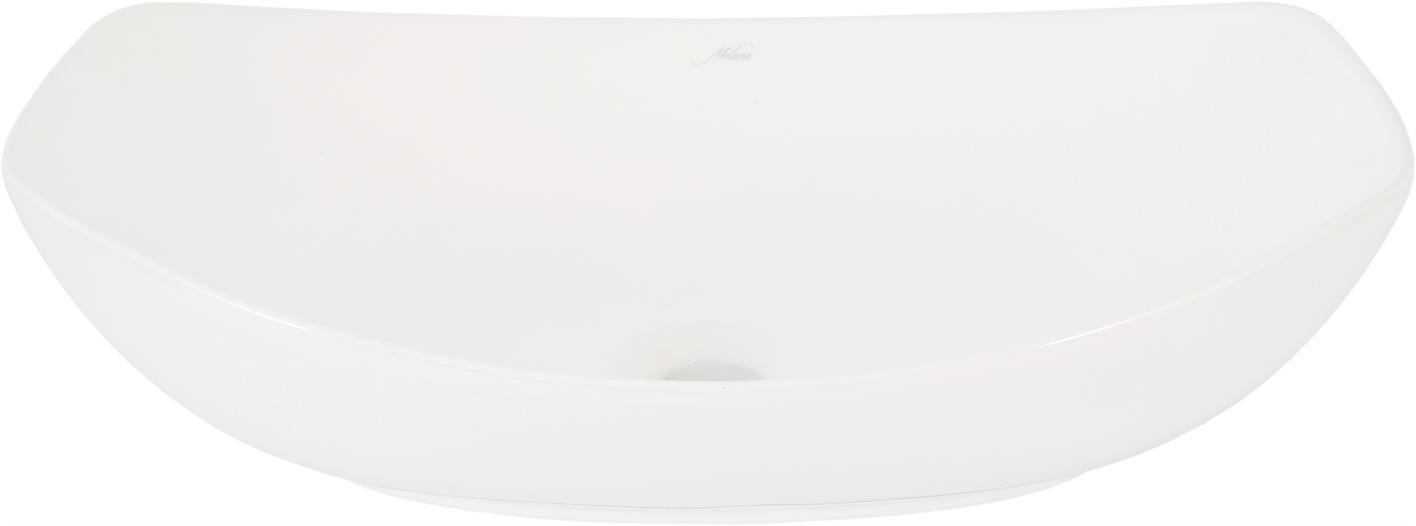 Изображение товара Раковина накладная Melana MLN-320338 белая овальная 55.5 см