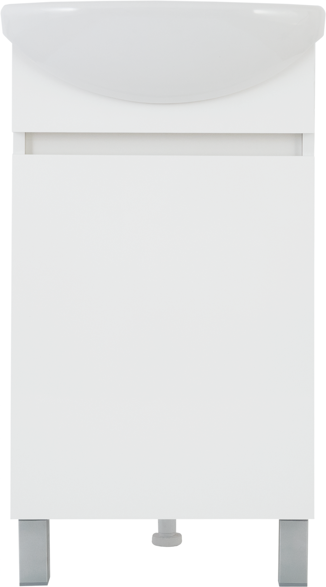 Изображение товара Тумба напольная Соло 42 см под раковину Азов 45 белая колледж для ванной комнаты