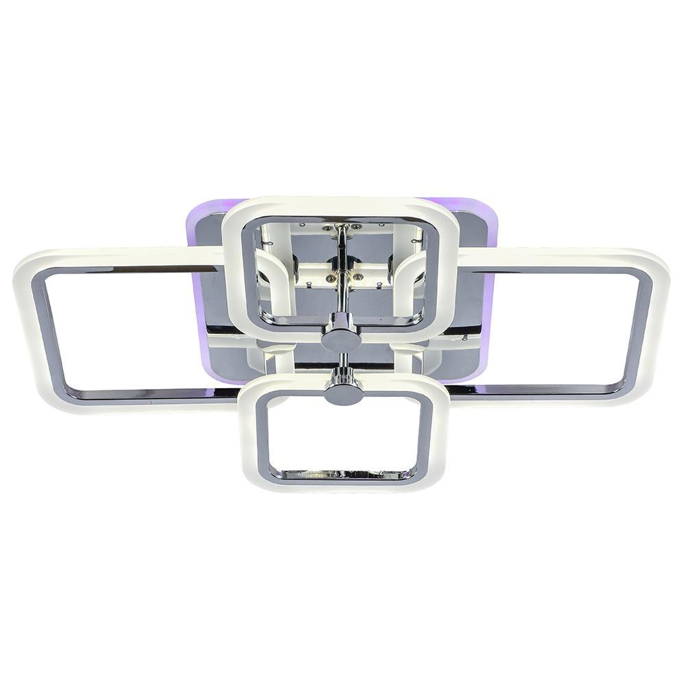 Изображение товара Светодиодная люстра Profit Light 18070/4 CHR 108W+10W с RGB пультом и регулировкой яркости