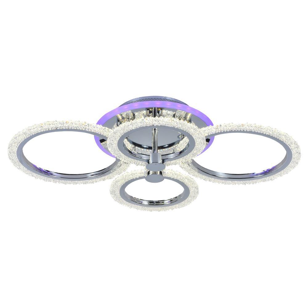 Изображение товара Светодиодная люстра Profit Light 8003/4 CHR 76W+8W RGB,