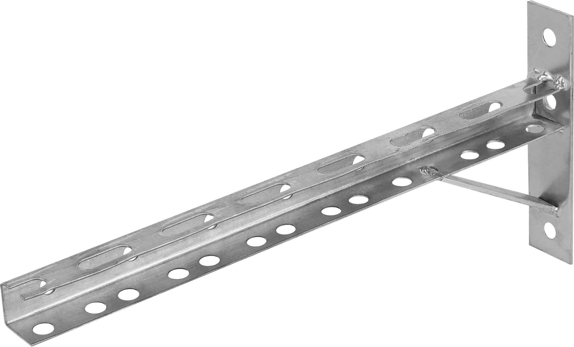 Кронштейн опорный мебельный левый 400x30x2