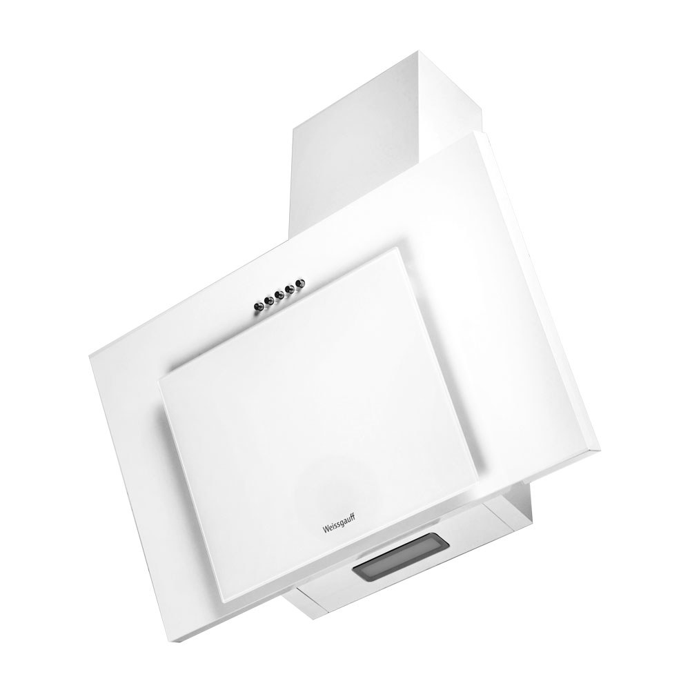 Изображение товара Встраиваемая купольная вытяжка Weissgauff Yota 60 PB WH с LED освещением и периметральным всасывани