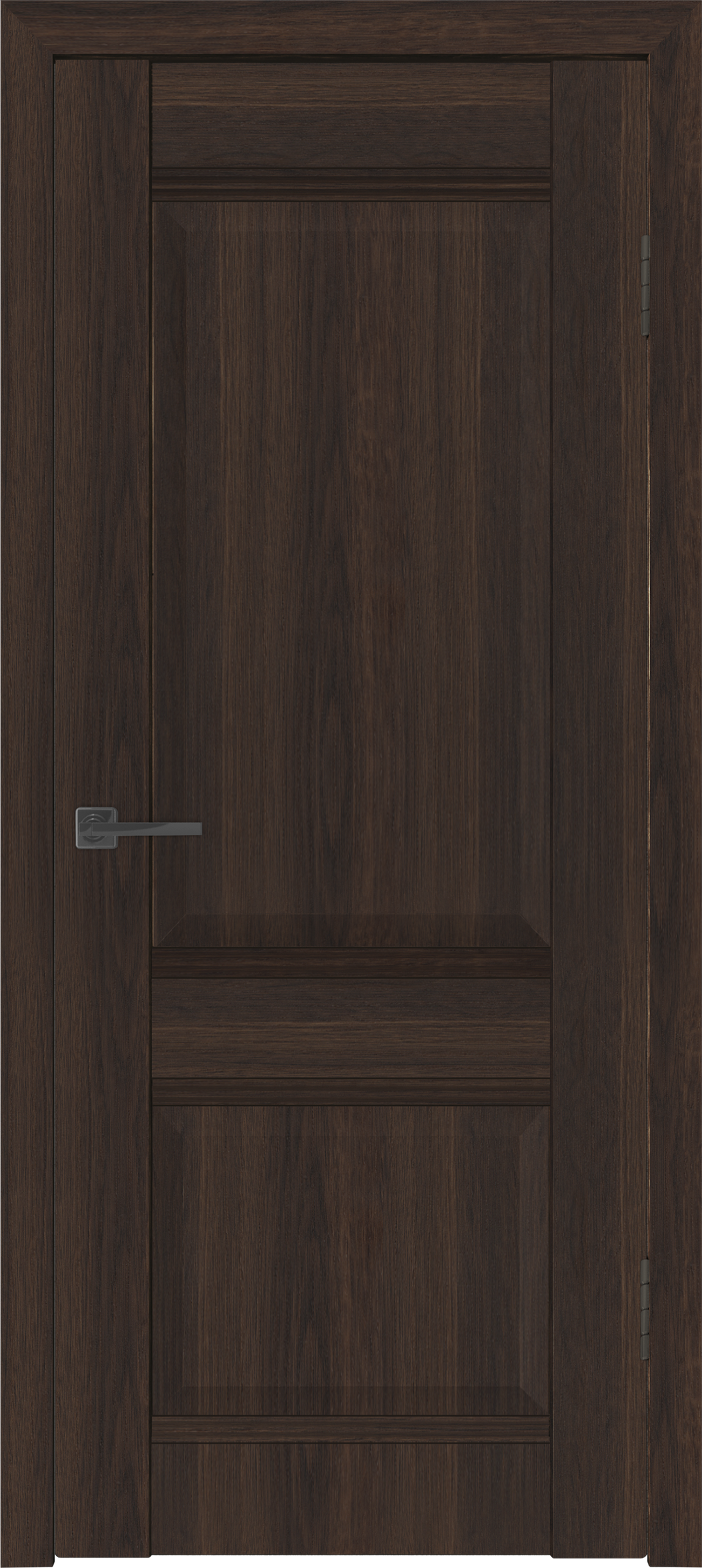 Изображение товара Дверь межкомнатная Классик 2 глухая ПВХ ламинация цвет каштан 70x200 см (с замком и петлями)