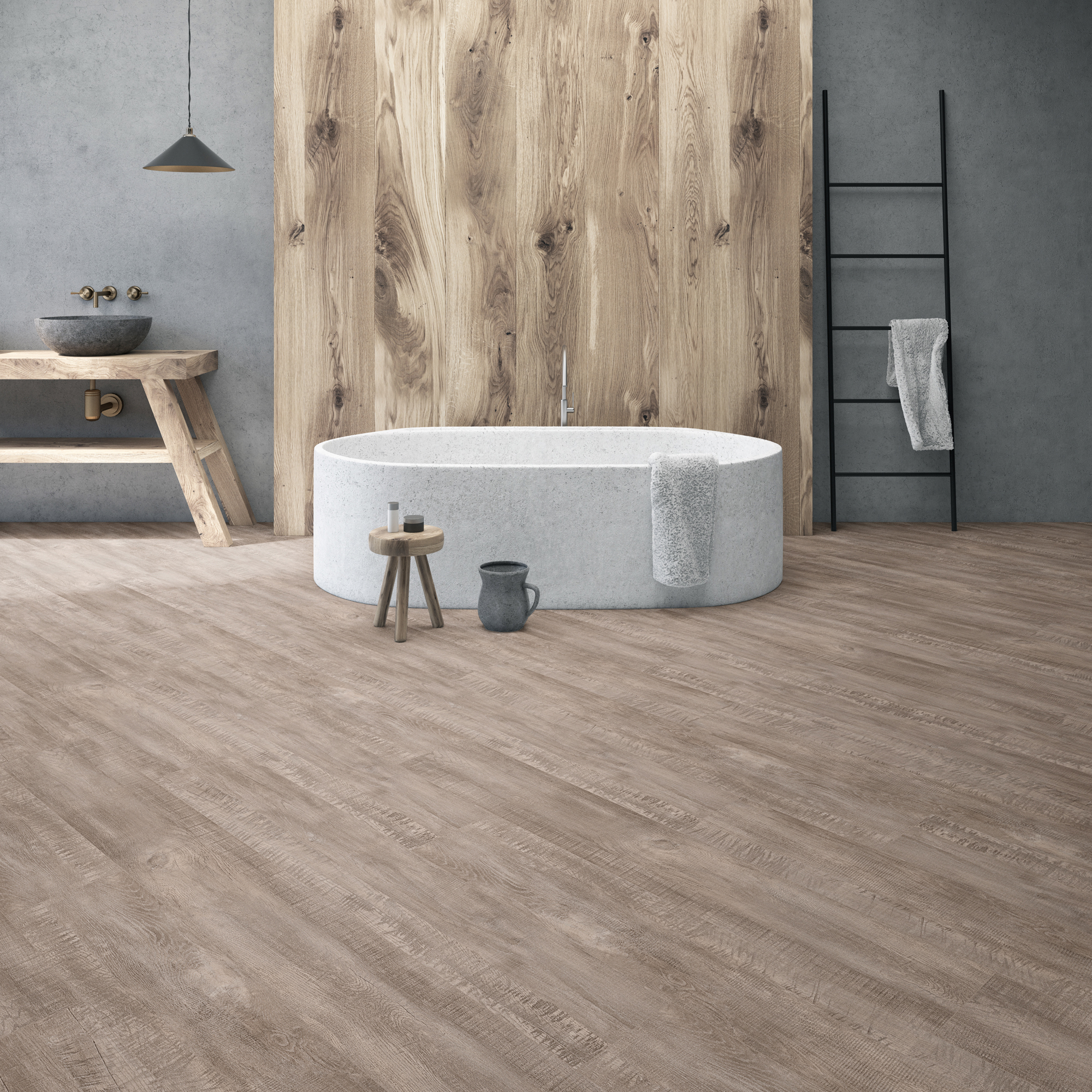 Изображение товара СПК плитка Jazz Click Stan 31 класс толщина 4 мм 1.51 м² коричневый дизайн