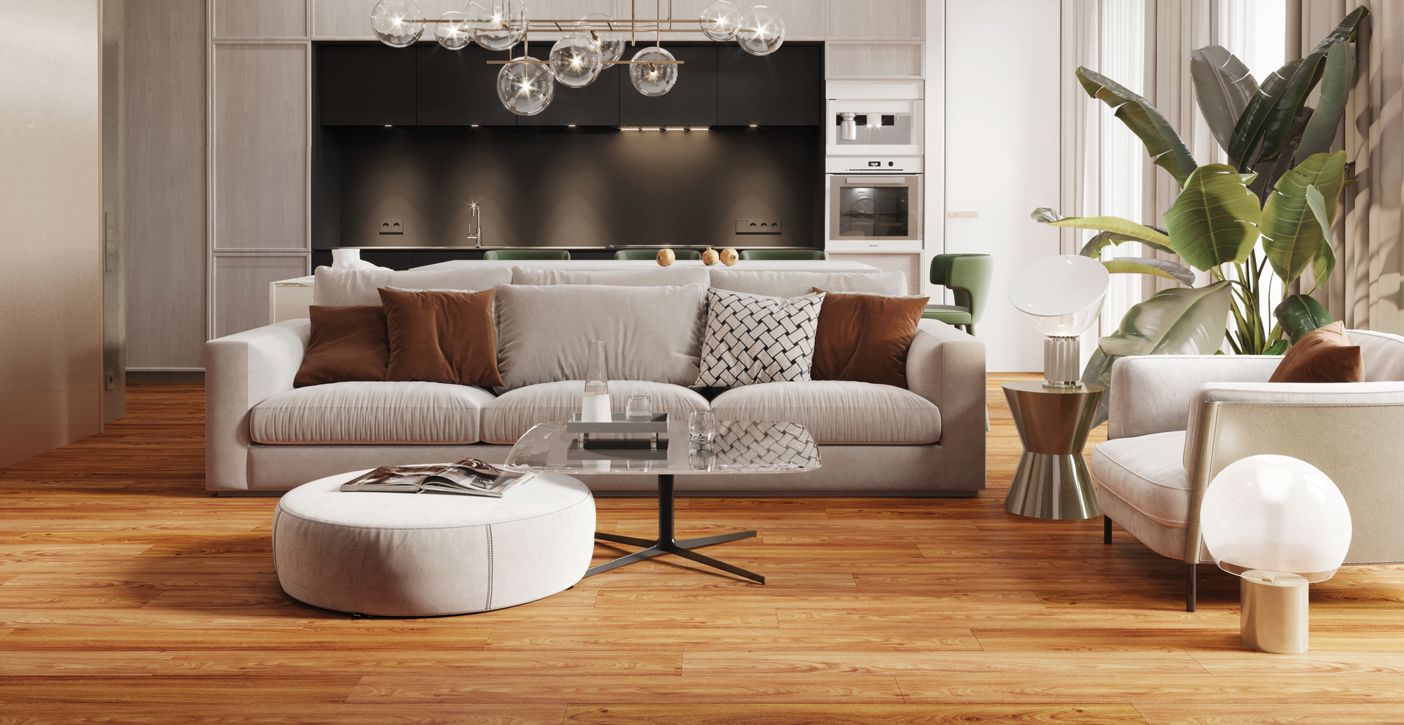 Изображение товара SPC плитка Дуб Неаполь 42 класс влагостойкая укладка на теплый пол 120.5x19 мм