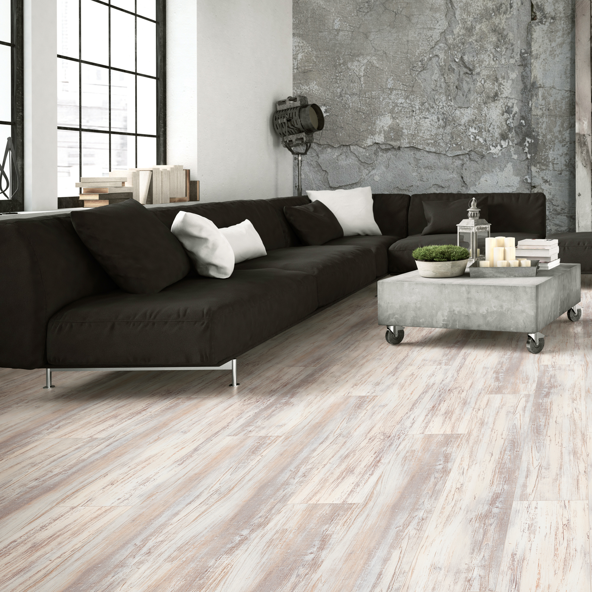 Изображение товара SPC плитка Jazz Click Wynton 31 класс толщина 4 мм белая влагостойкая