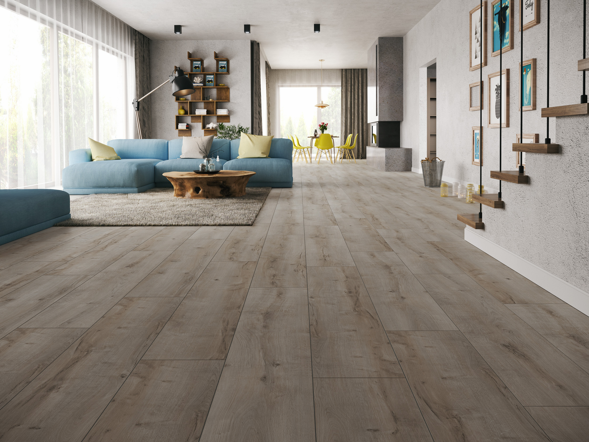 Изображение товара Ламинат Дуб Трудент 33 класс 8 мм с фаской 2.176 м² от CLASSEN