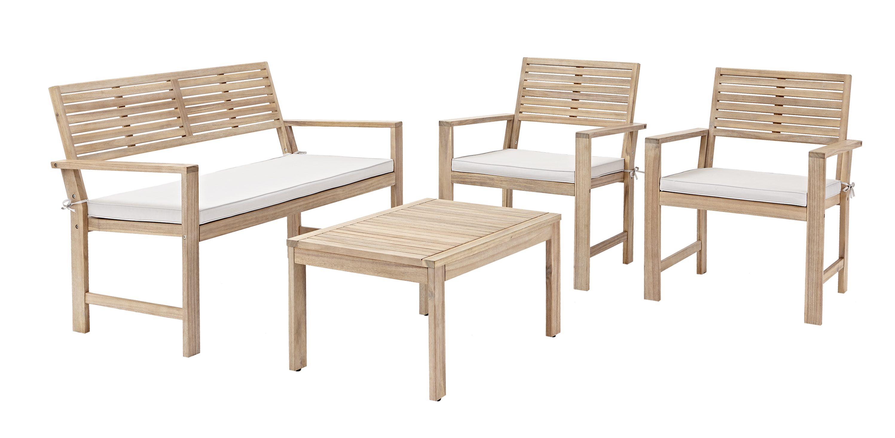 Изображение товара Набор мебели Solis акация на 4 персоны для сада и веранды