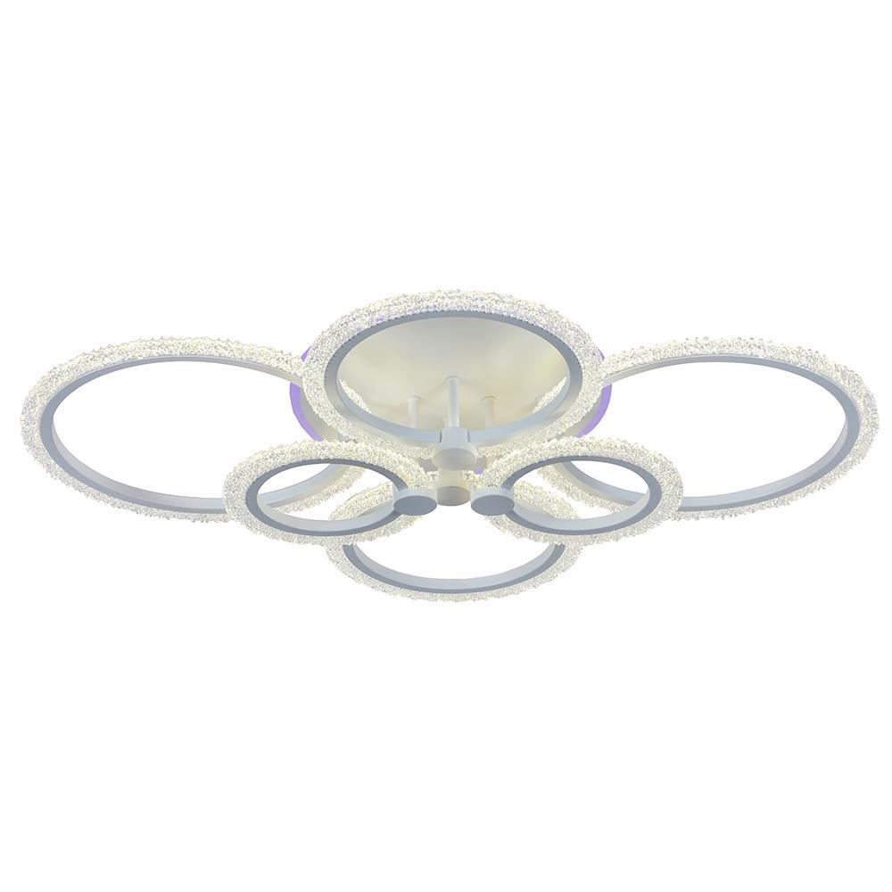 Изображение товара Светодиодная люстра 8003/6 WHT 132W+11W RGB, Profit Light Изображение товара Светодиодная люстра 8003/6 WHT 132W+11W RGB, Profit Light
