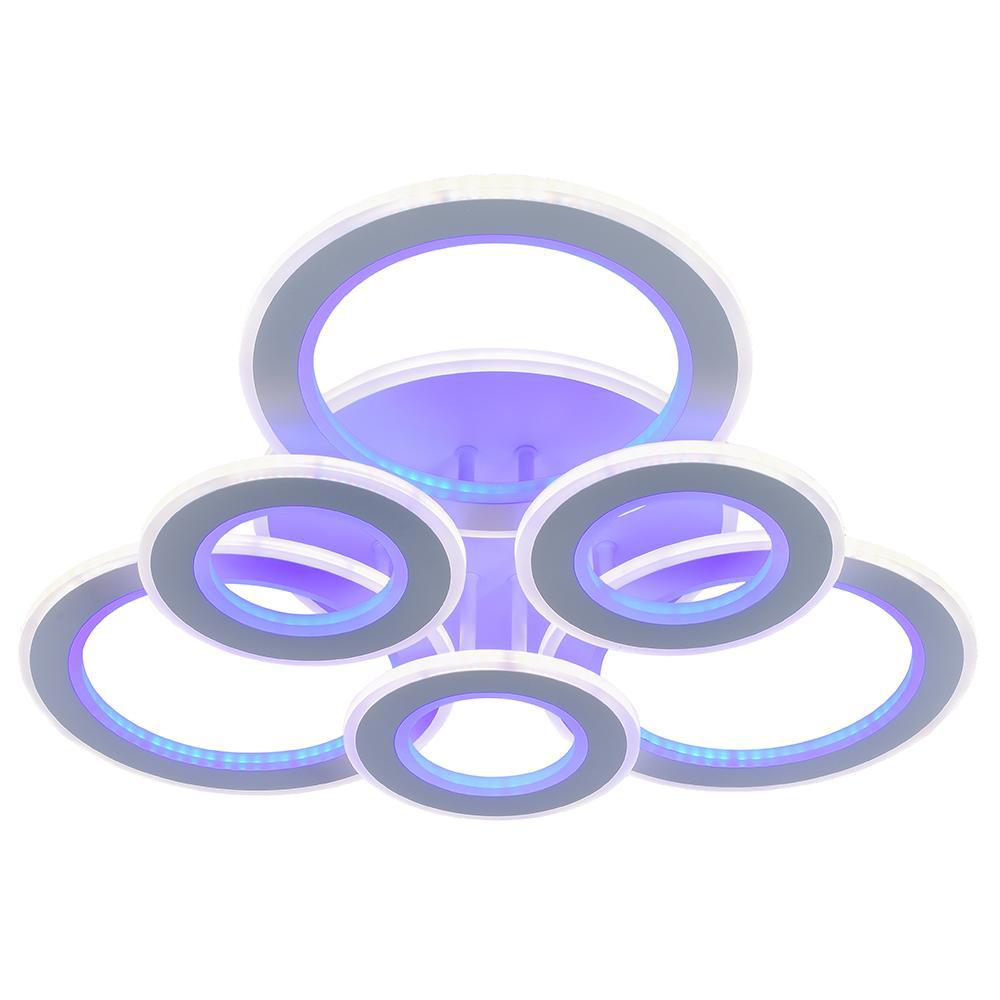 Изображение товара Светодиодная люстра 8005/3+3 WHT Profit Light современная с регулируемым светом и пультом