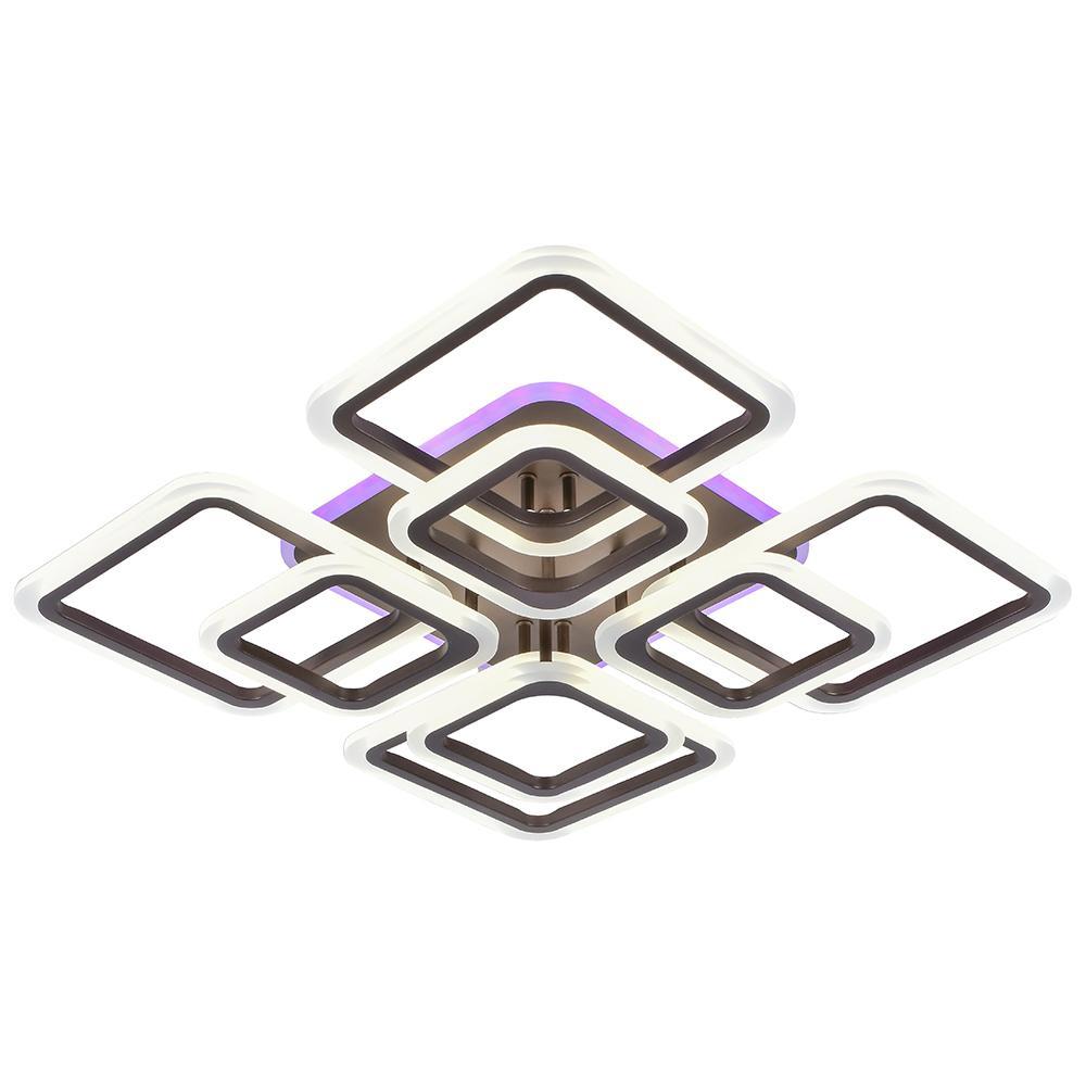 Изображение товара Светодиодная люстра 8075/4+4 COF 176W+10W RGB, Profit Light