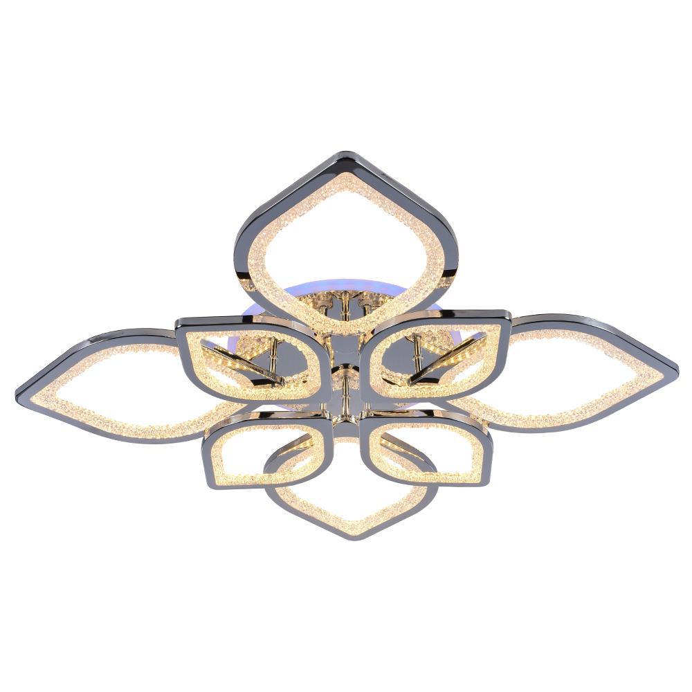 Изображение товара Светодиодная люстра 8032/4+4 CHR 200W+11W RGB, Profit Light