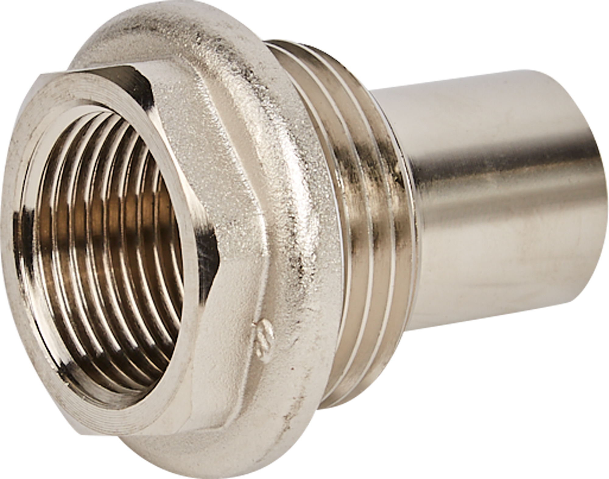 Изображение товара Удлинитель потока Valtec левый 3/4 никелированная латунь Италия