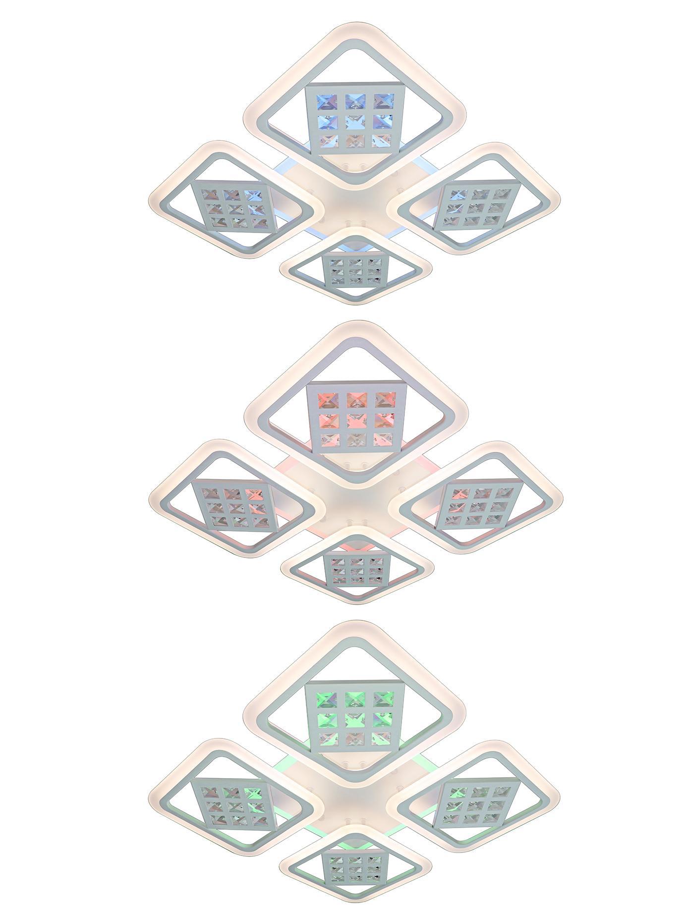 Изображение товара Люстра потолочная светодиодная Natali Kovaltseva INNOVATION STYLE 83008 с RGB и управлением