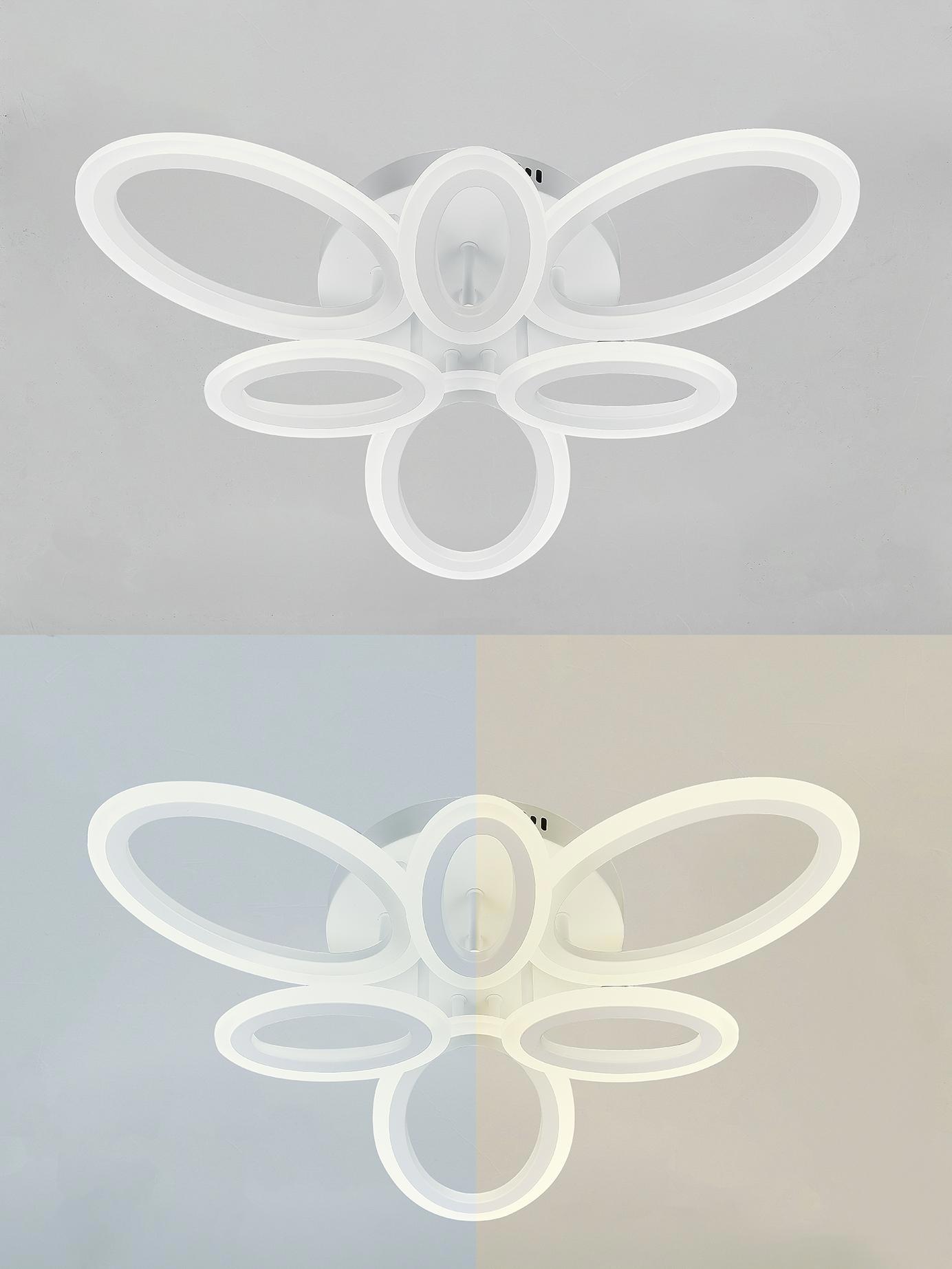 Изображение товара Люстра потолочная светодиодная Natali Kovaltseva HIGH-TECH LED 82033 100W белая