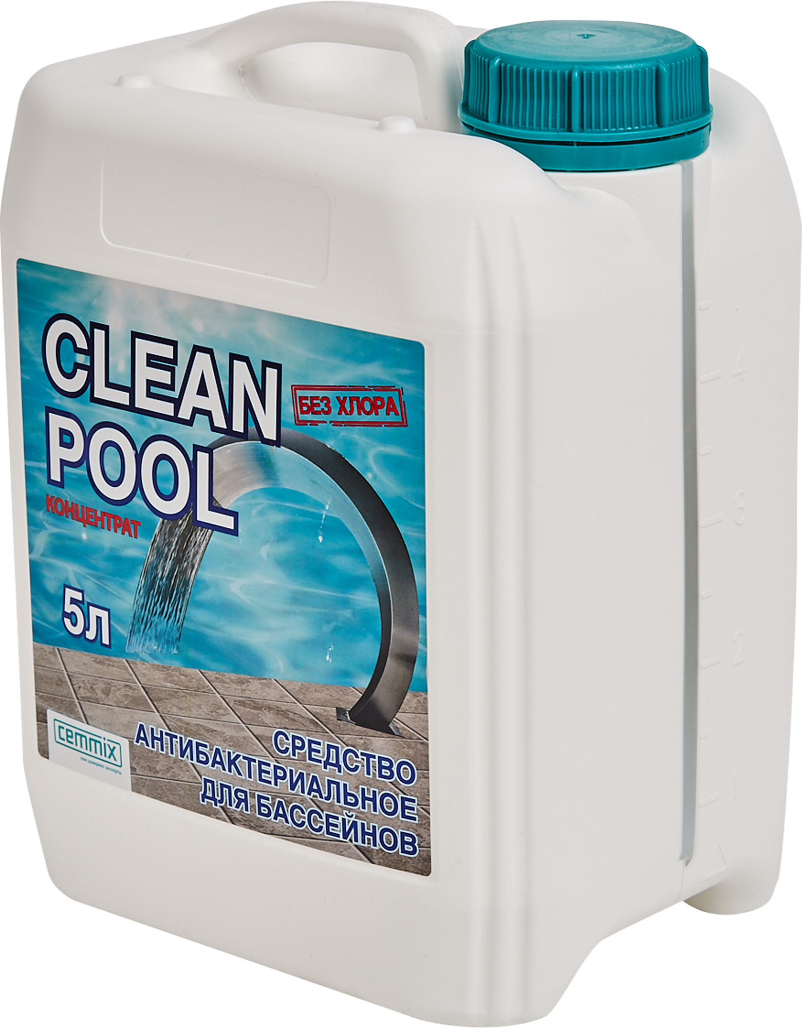 Средство дезинфицирующее для бассейна Cemmix CleanPool 5 л - 3