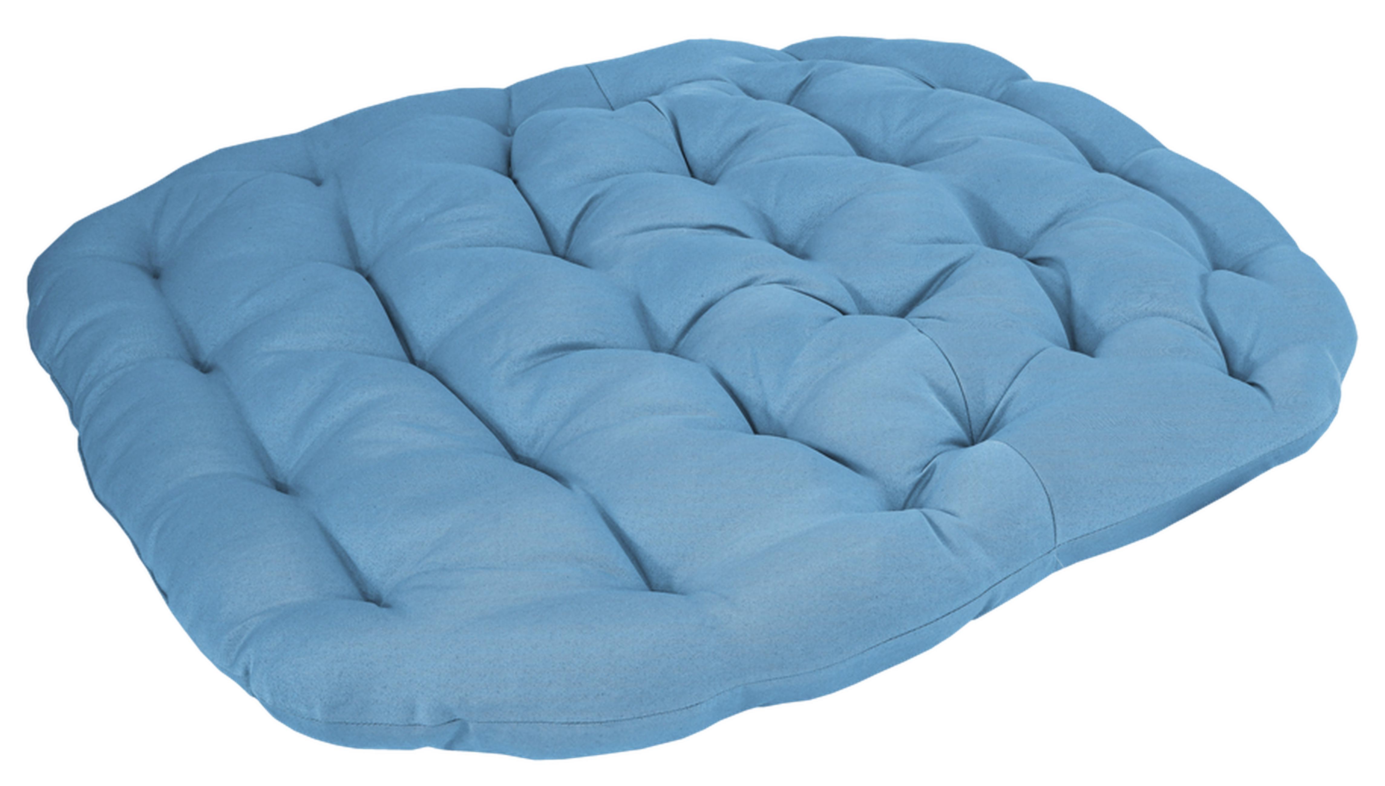 Изображение товара Подушка для кресла Greengard Мадрид ø133 h6 см полиэстер бирюзовый