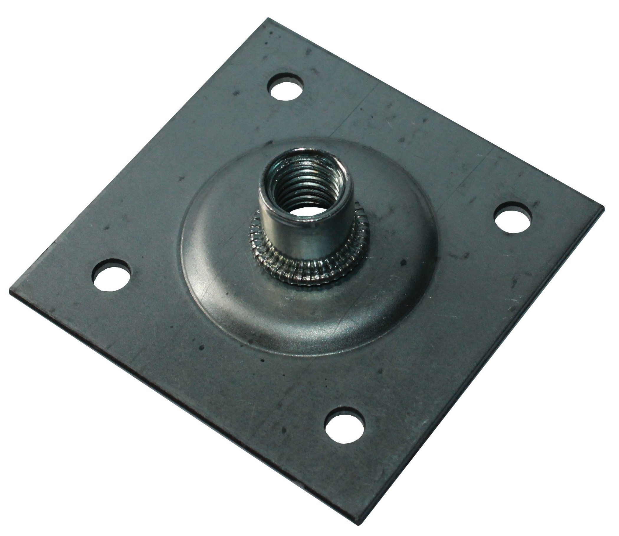 Изображение товара Пластина опорная с гайкой М10 60x60x2 мм, сталь