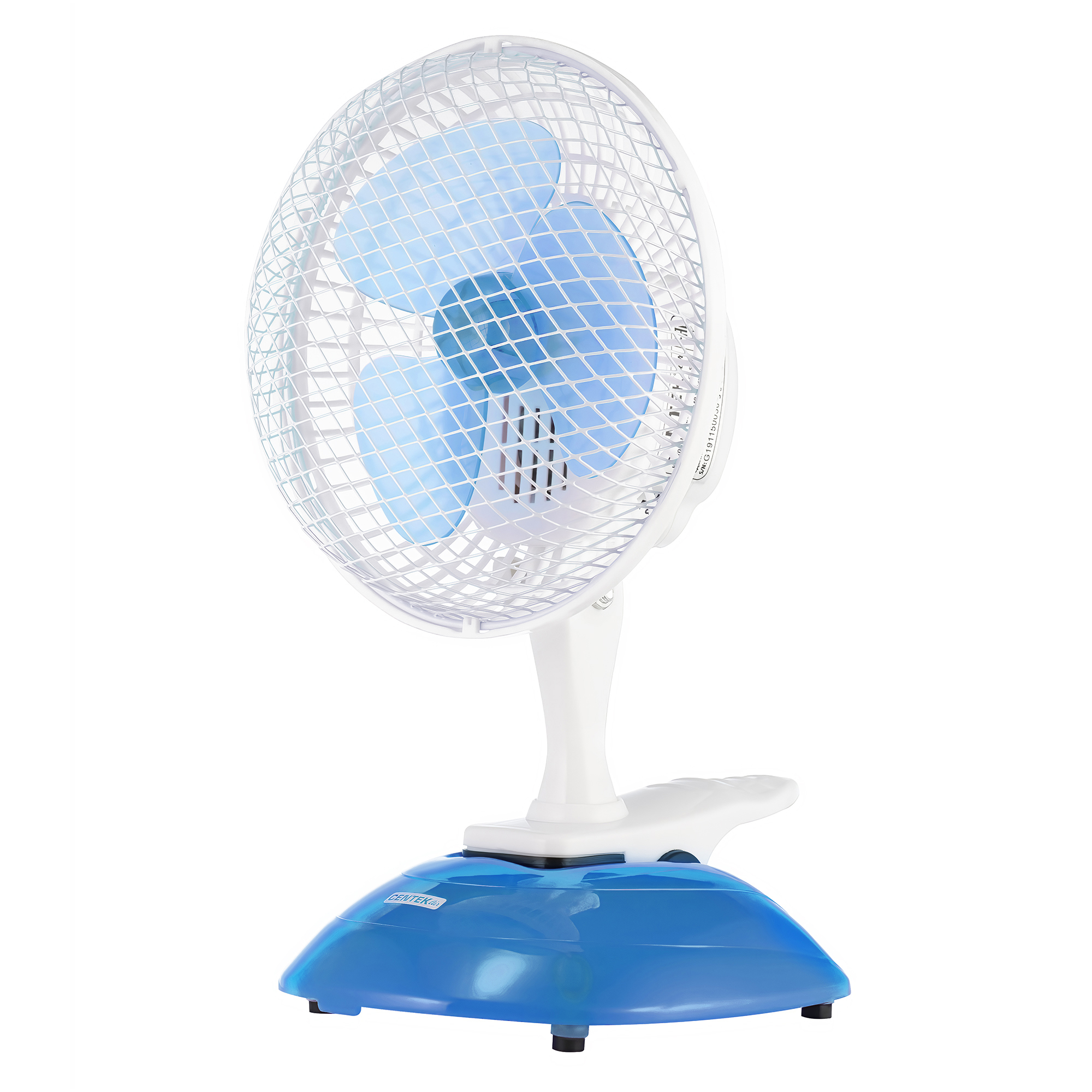 Изображение товара Вентилятор настольный Centek CT5003BLUE 20 Вт 19 см цвет синий