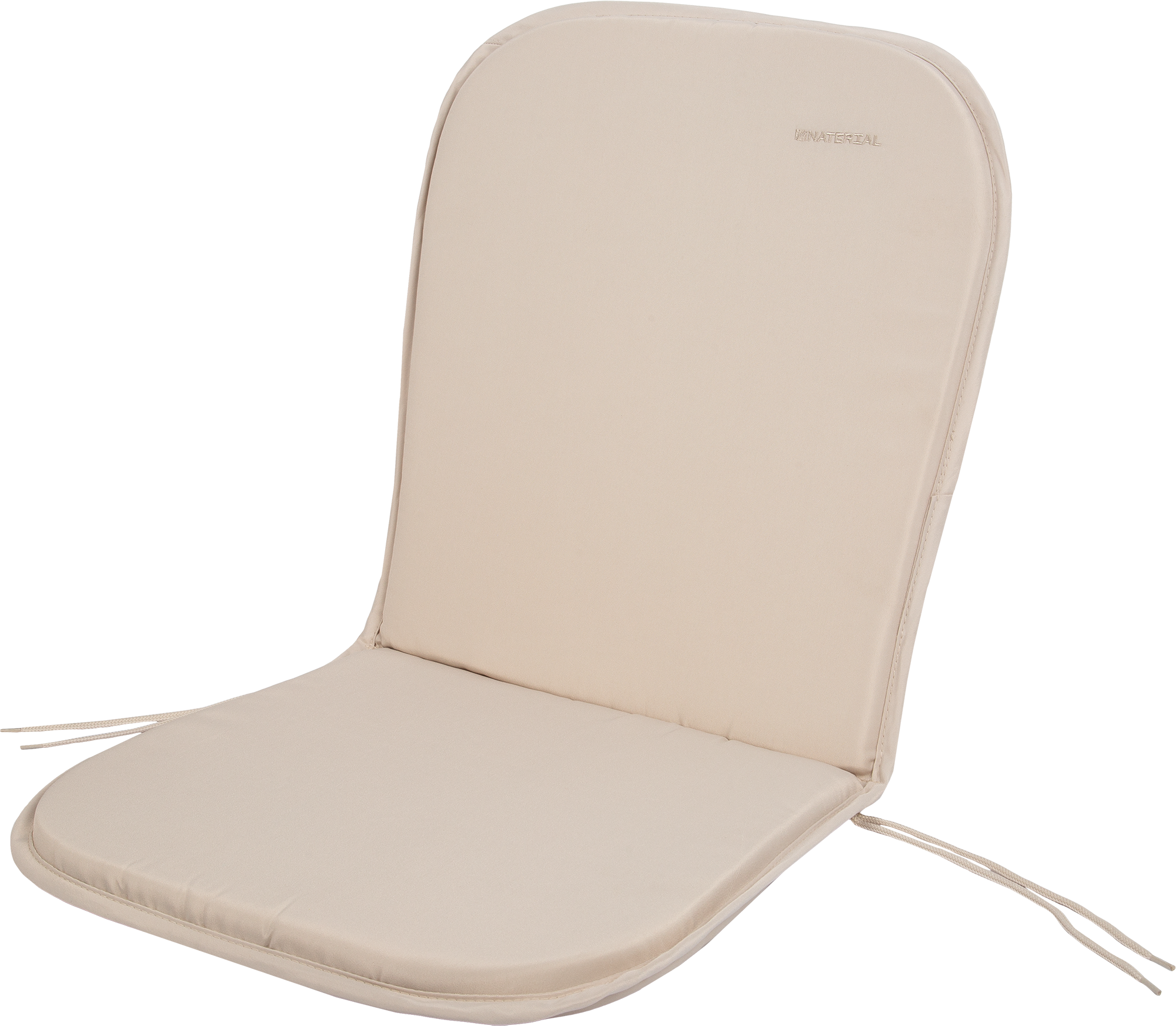 Изображение товара Подушка для садовой мебели Naterial Bigrey 85x45 см полиэстер бежевый съемная с завязками