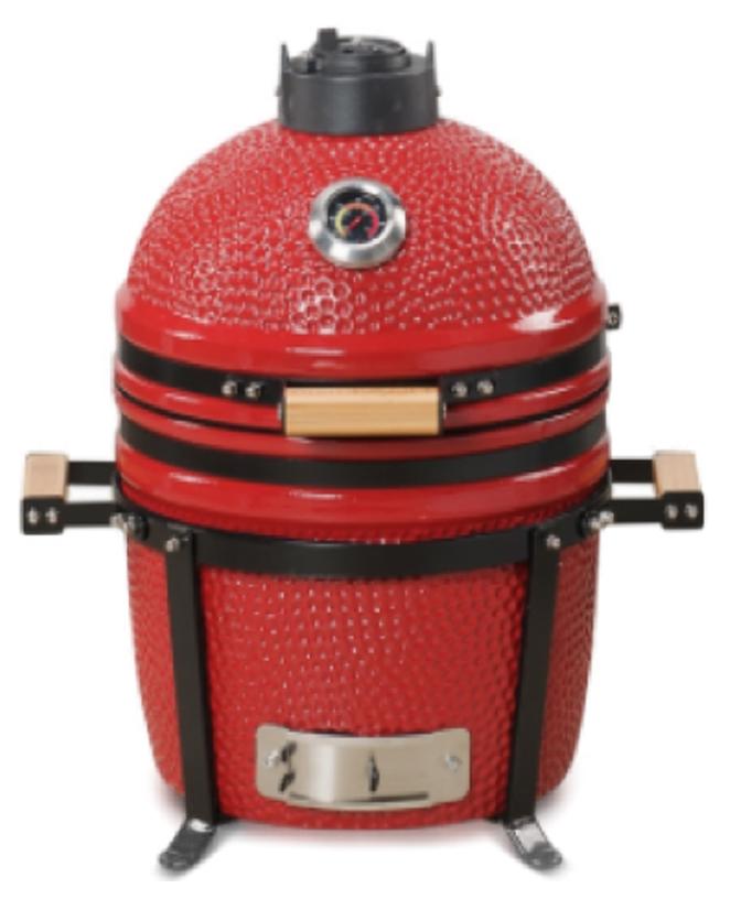 Изображение товара Гриль Kamado Bono Minimo 15" ø40 h64 см керамика красный