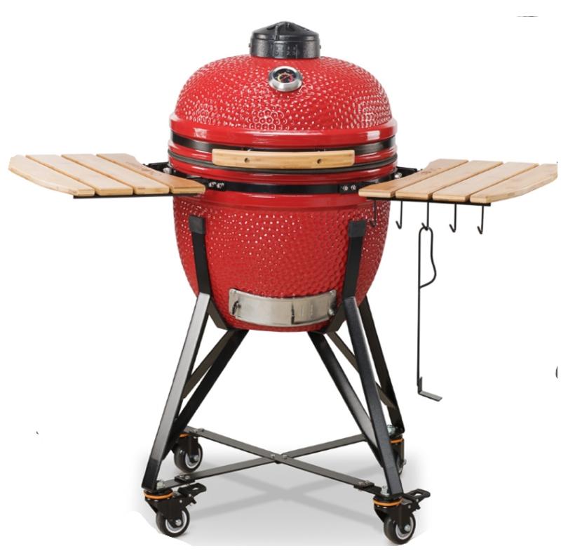 Изображение товара Гриль Kamado Bono Media 20" ø52 h108 см керамика красный