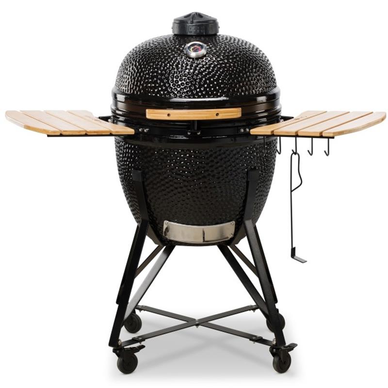 Изображение товара Гриль Kamado Bono Grande 23" ø59 h120 см керамика черный Изображение товара Гриль Kamado Bono Grande 23" ø59 h120 см керамика черный